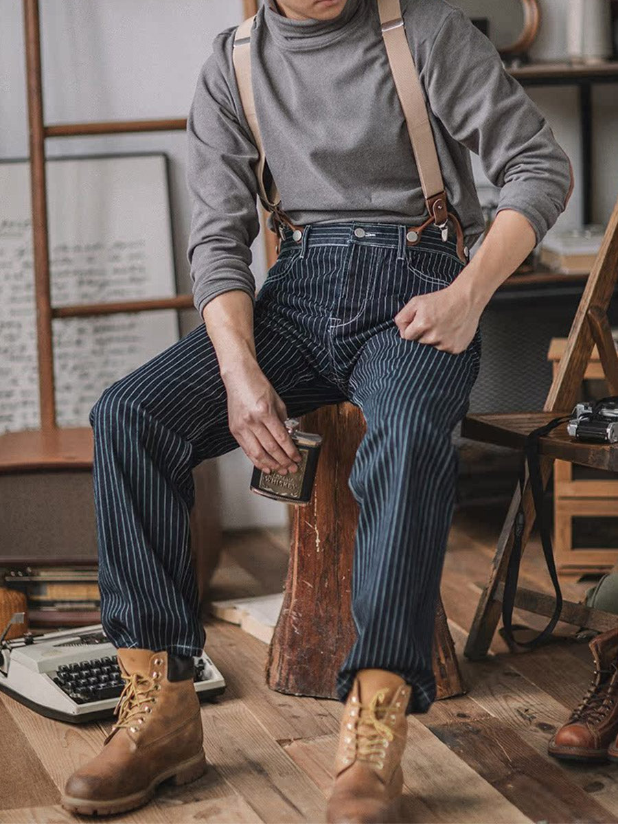 Pinstripe Selvedge Jeans