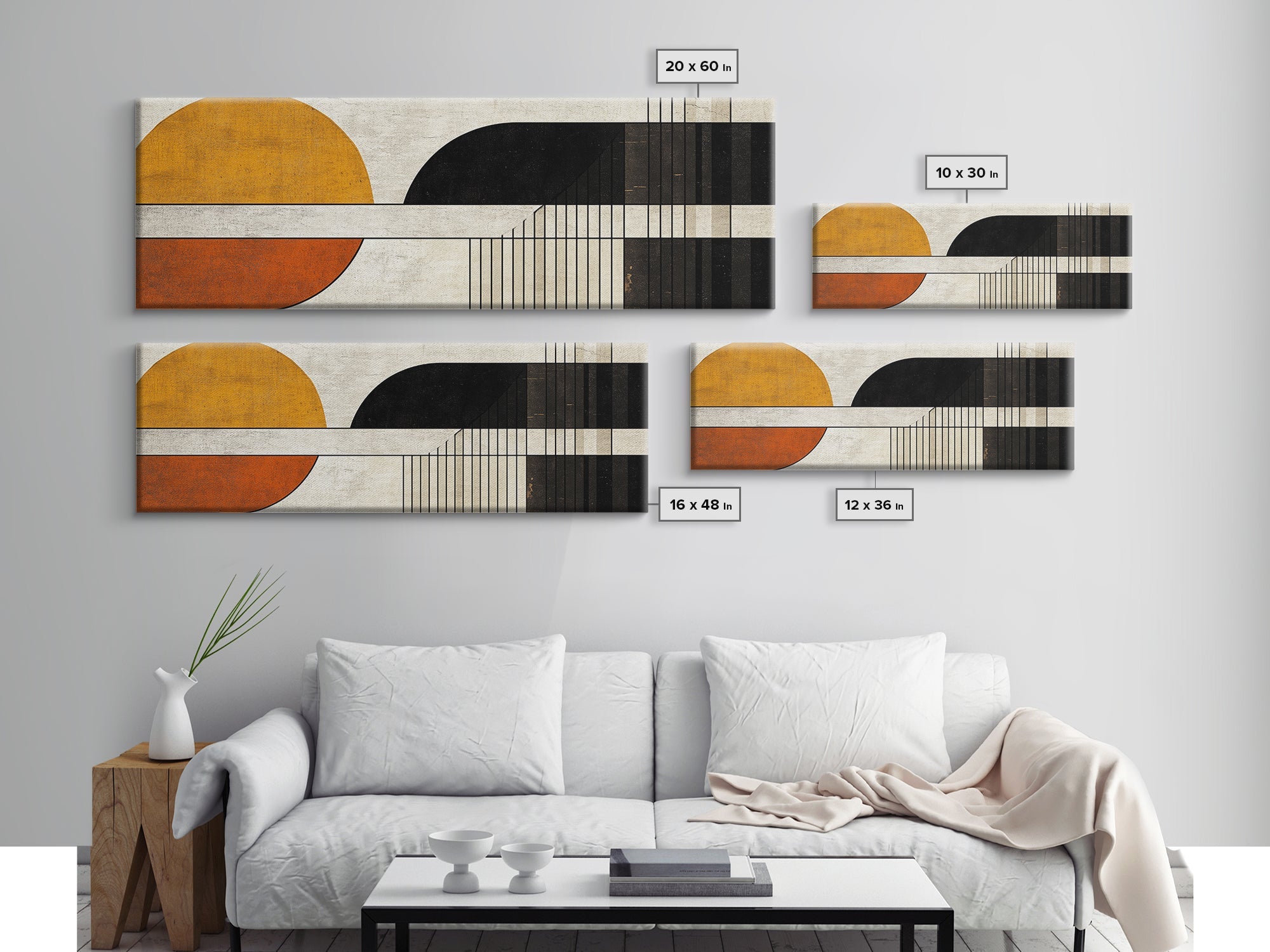 Art Deco Abstract Wall Art, Framed Canvas Print, Canvas Art, Earth Tons, Muted and Subdued Wall Art, Thought Provoking Abstract Art