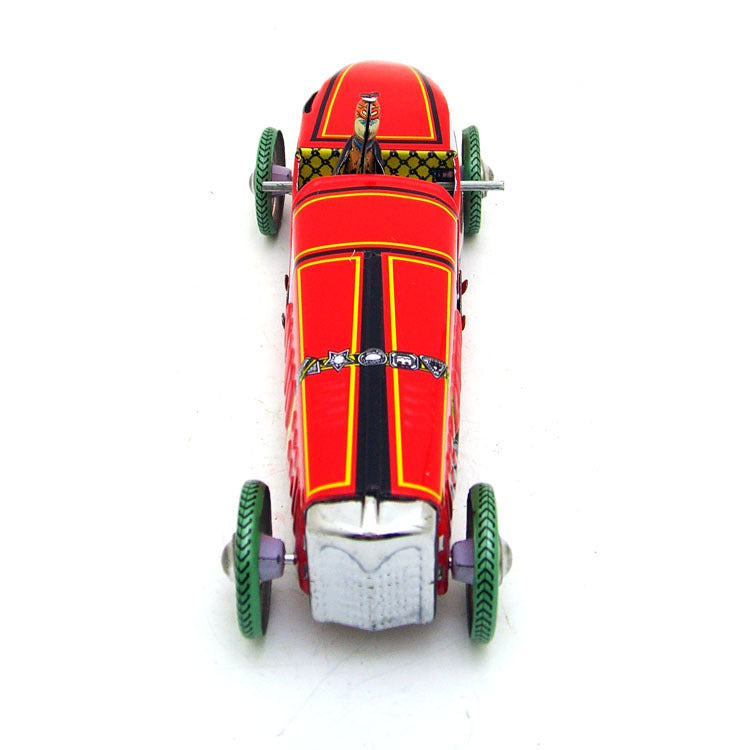 Spanish Red No. 2 Racing Car Nostalgic Retro Toy