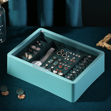 Double-layer Large-capacity Transparent Jewelry Box