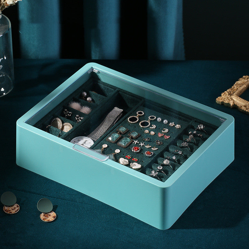 Double-layer Large-capacity Transparent Jewelry Box