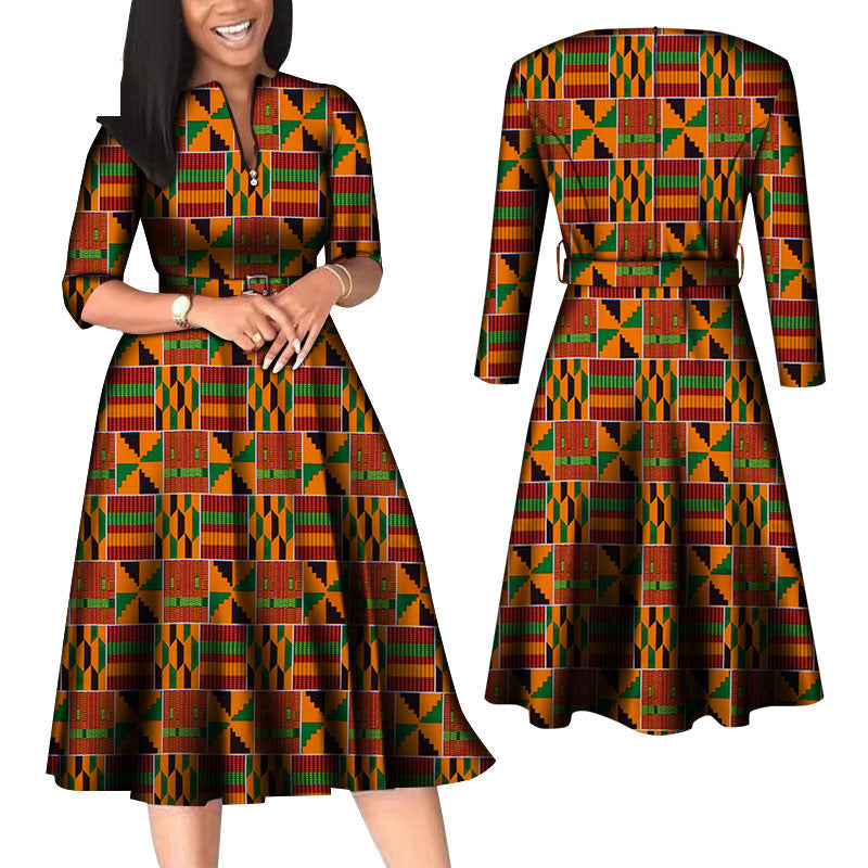 Women's Cotton African Cross-border Printed Party Clothing