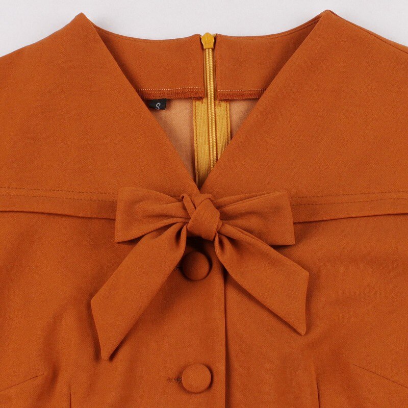 Ladies Autumn Winter Dress Vintage Rockabilly Dress Jurken Retro Big Swing Pinup Women Audrey Hepburn Dress Vestidos