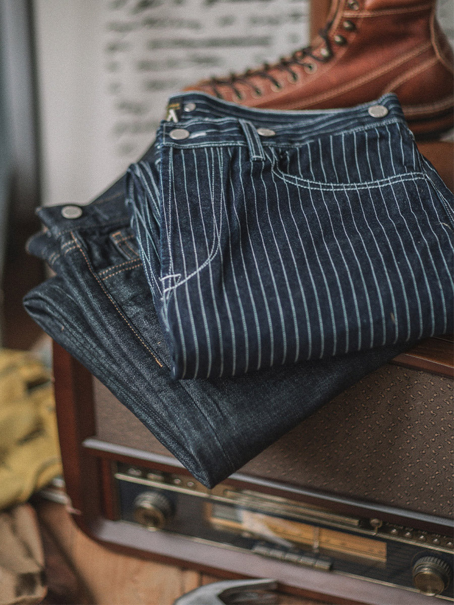 Pinstripe Selvedge Jeans