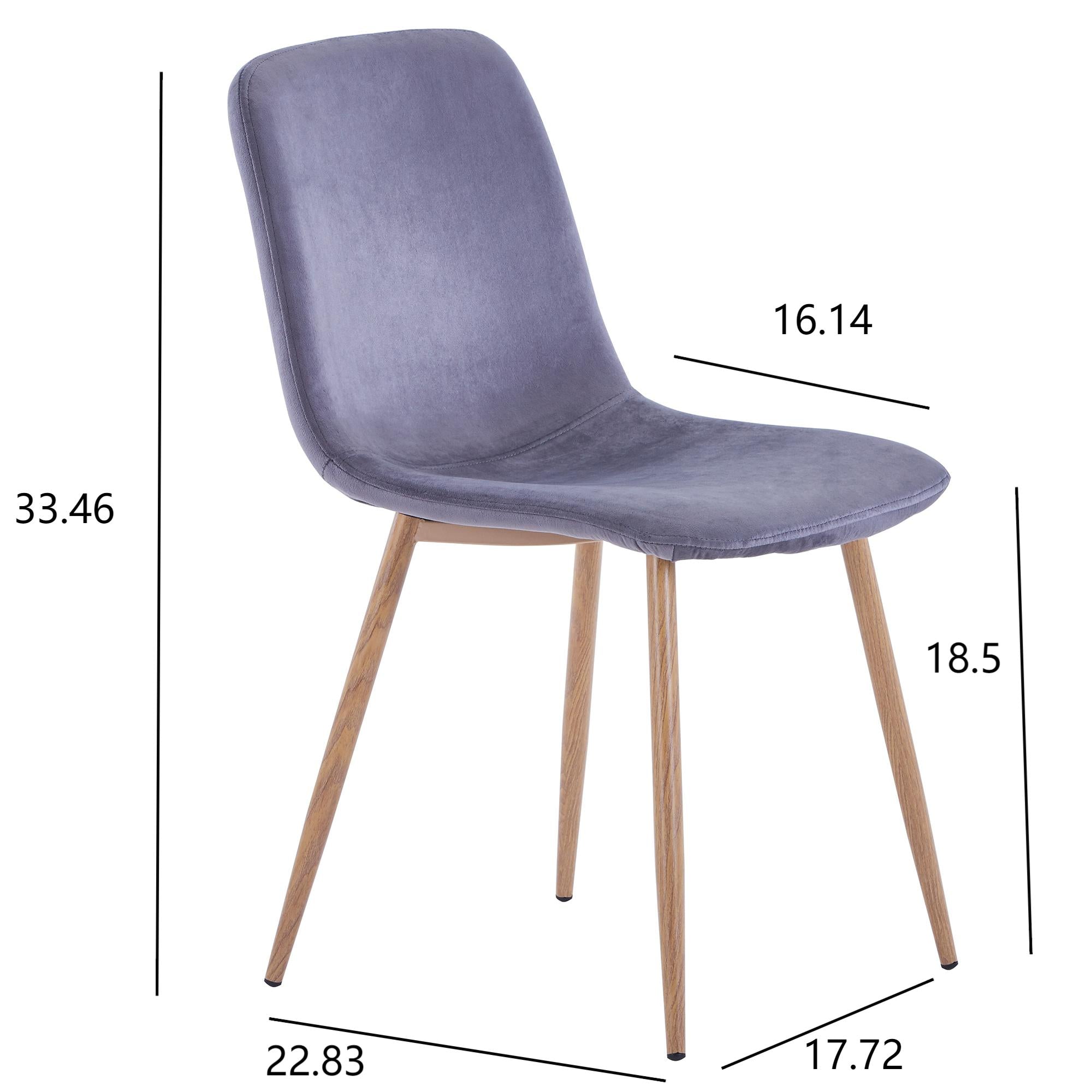 Dining Chair 4PCS（BLUE）Modern style New technology Suitable for restaurants cafes taverns