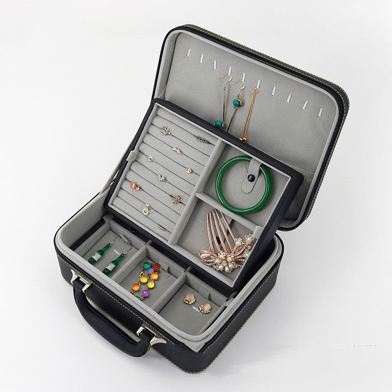 Packaging Leather Large Capacity Jewelry Storage Box