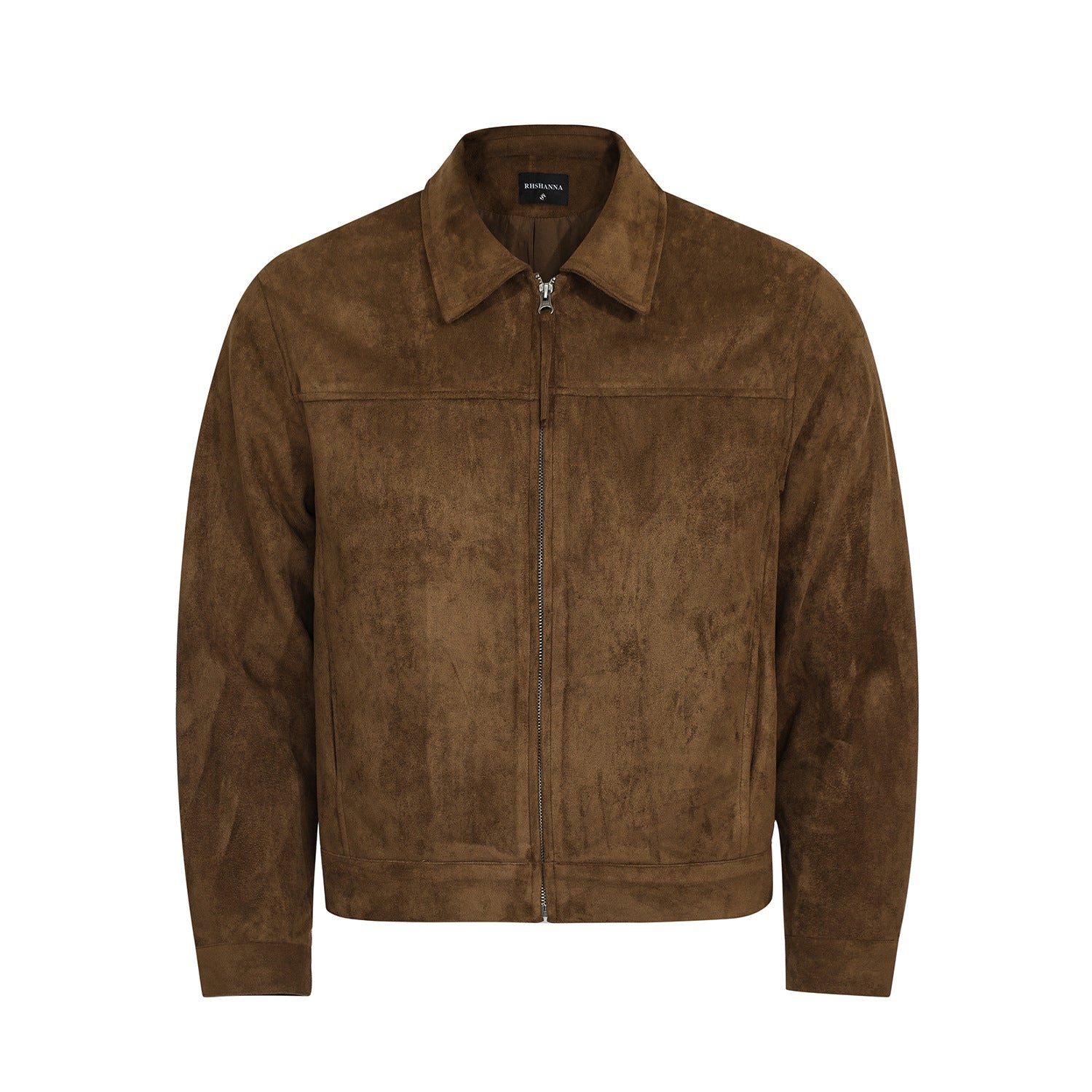 Vintage Deconstructed Design Unisex Loose Faux Suede Casual Jacket