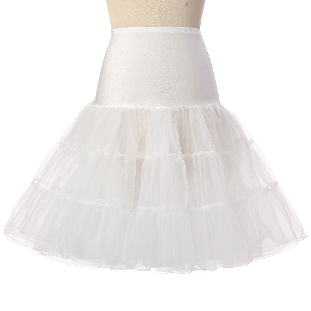 Short Petticoat For Wedding Vintage Tulle Petticoat Crinoline Underskirt Rockabilly Swing Tutu Skirt