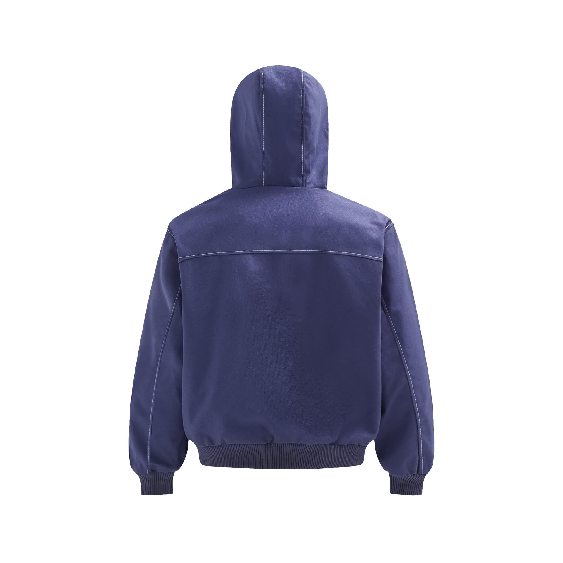 Retro Unisex Streetwear Deconstructed Metal Button Design Men's Loose Jacket Hoodie