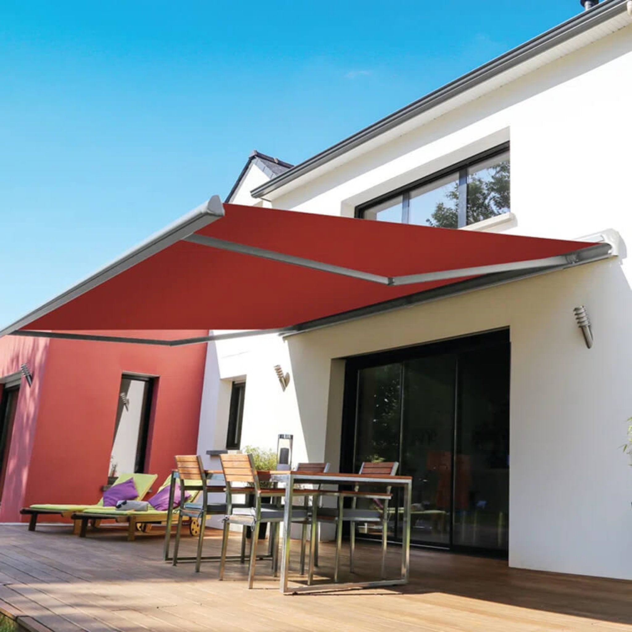 Advaning Luxury Series Fully Assembled Retractable Sun Shade Canopy Awning (SAK31549)