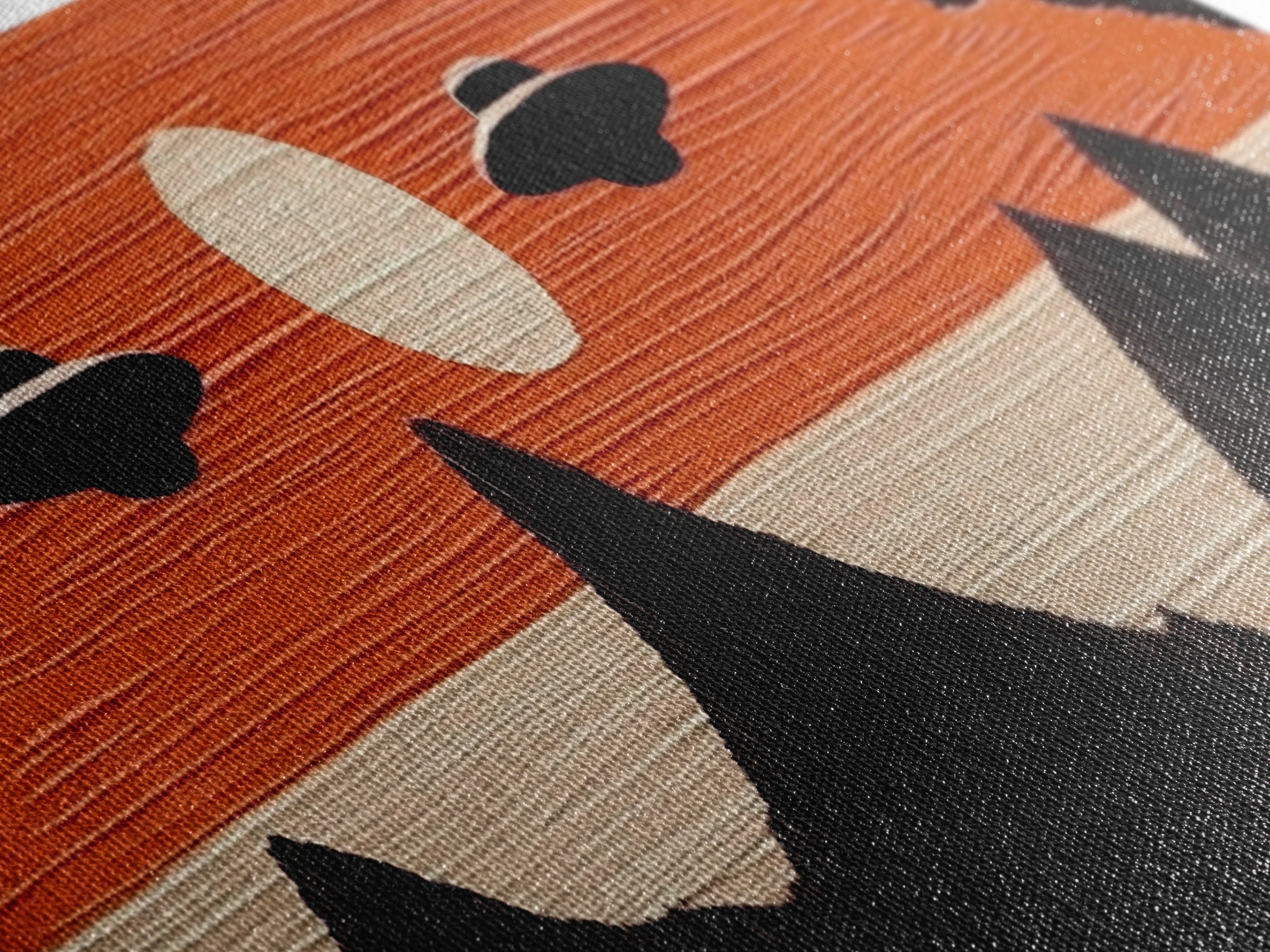 Flying Saucers over The Mountains - Retro Art Deco Inspired Scifi Art - Panoramic Print - Cute Nursery Decor