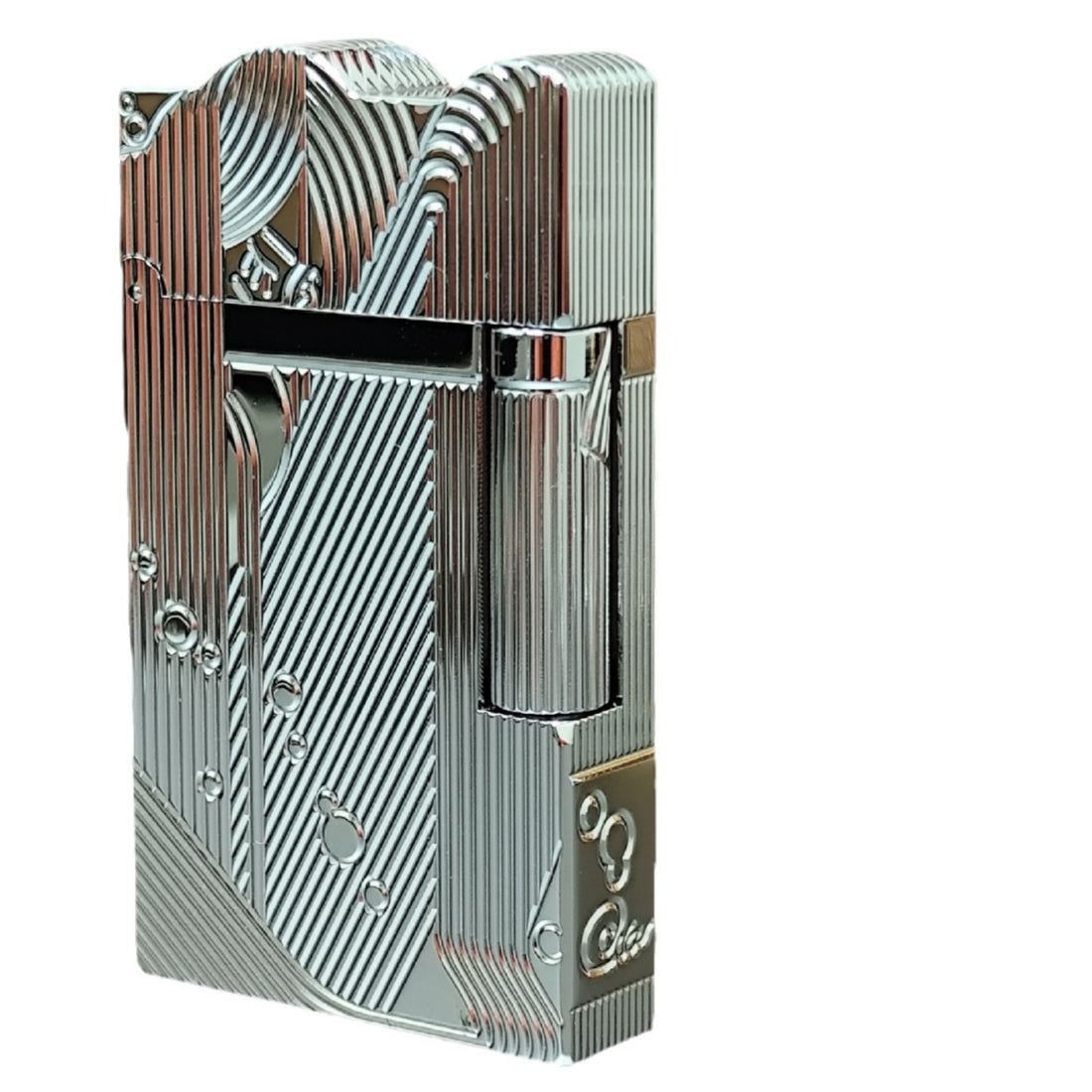 Gold Sleep Mermaid Pattern Vintage Lighter Cigarette Smoking Kerosene Lighters Classic Sound Metal Lighters Fire Men