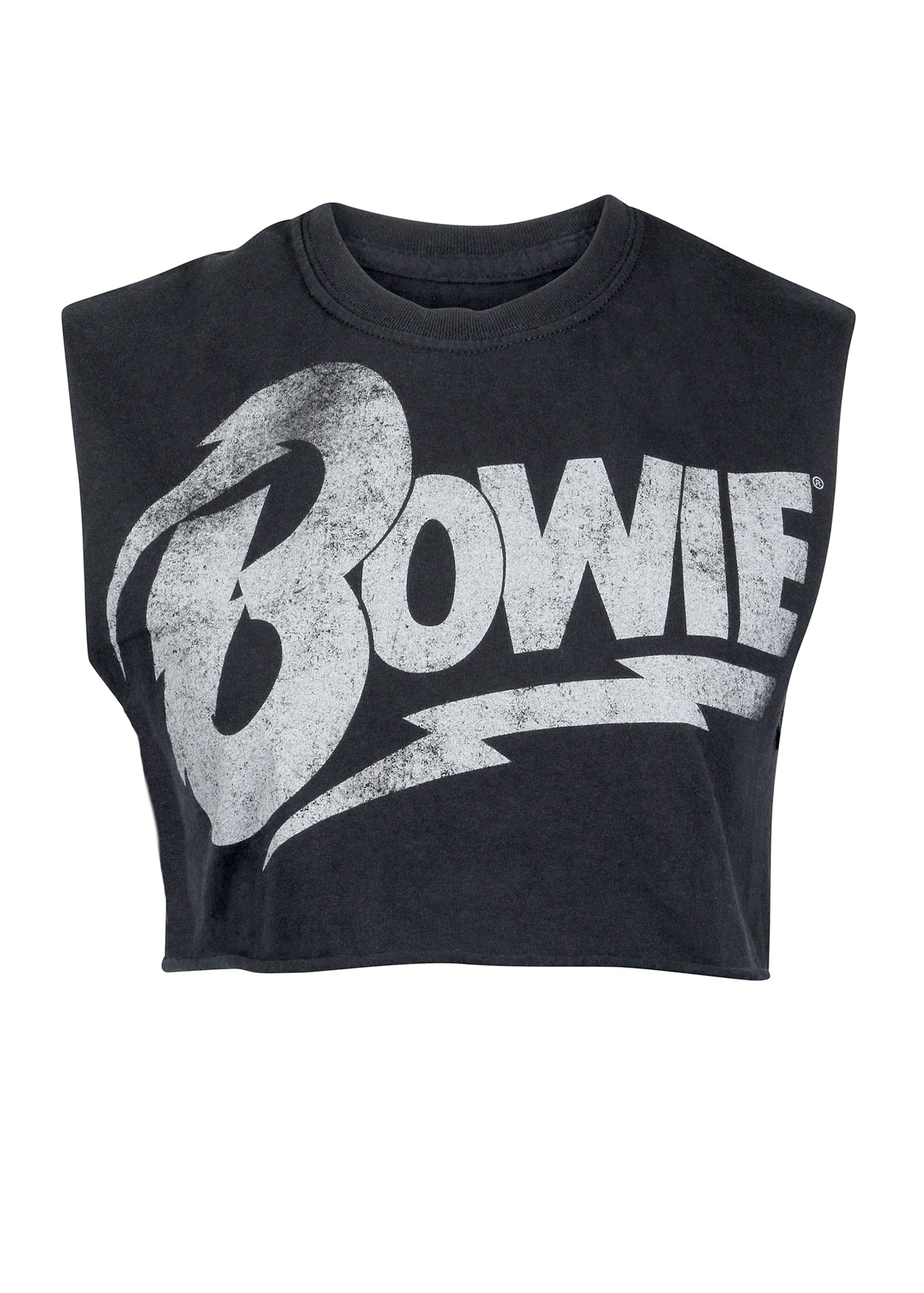 David Bowie Cropped Tee by Goodie Two Sleeves