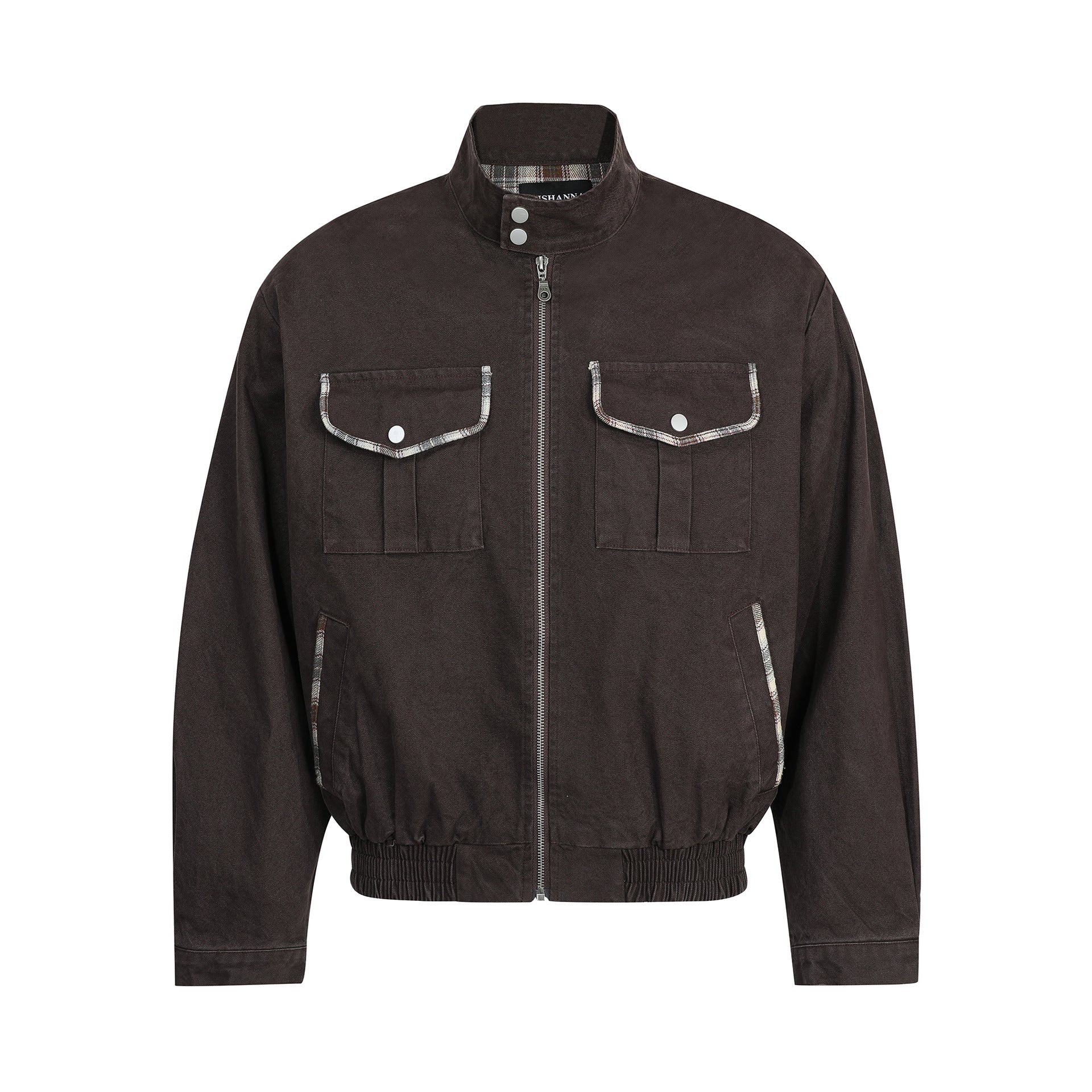 Retro Autumn/Winter Multi-Pocket Design Work Jacket Men's Loose Casual Outerwear