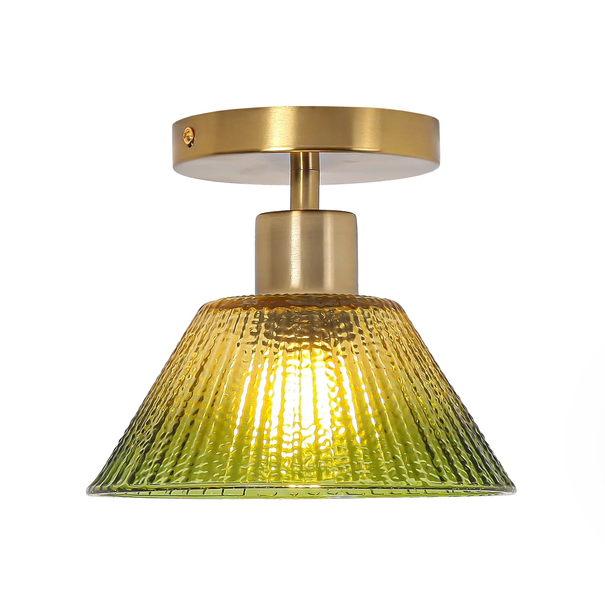 3.5 Inch Paula 1-Light Semi-Flush Mount Ceiling Light