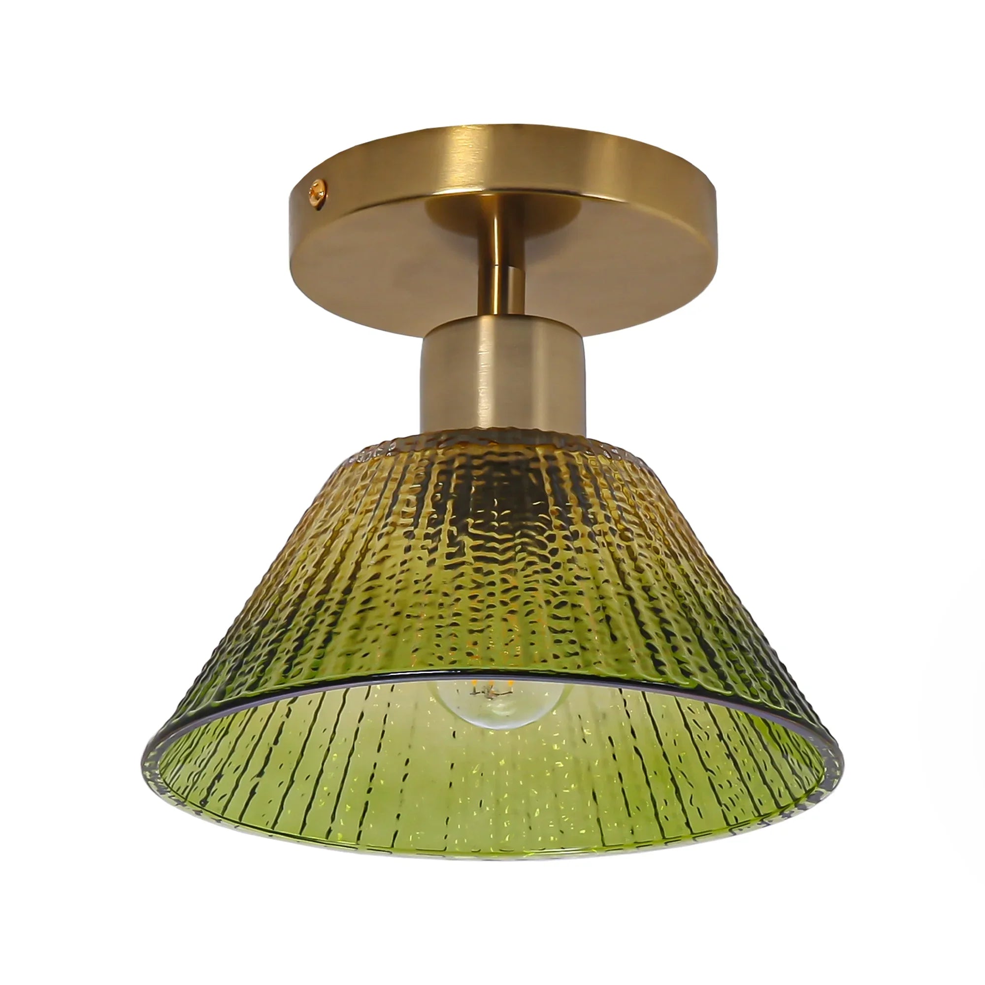 3.5 Inch Paula 1-Light Semi-Flush Mount Ceiling Light