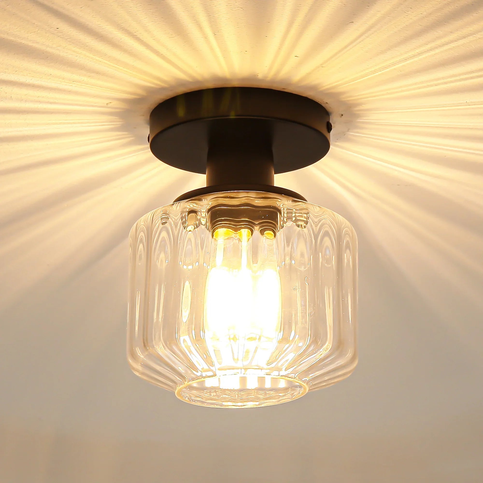 6 Inch Marico 1-Light Semi-Flush Mount Ceiling Light