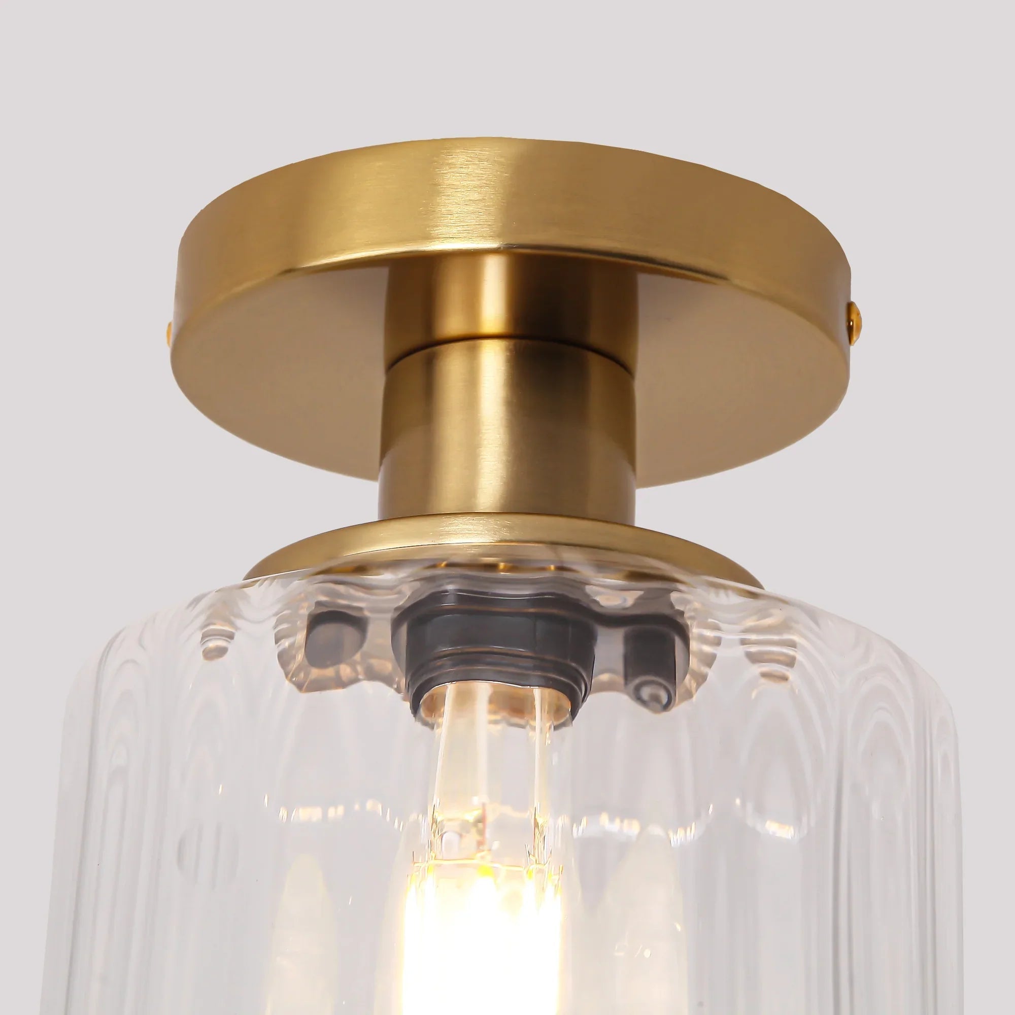 6 Inch Marico 1-Light Semi-Flush Mount Ceiling Light