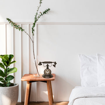 Distressed Bronze Vintage Telephone Table Clock by Peterson Housewares & Artwares