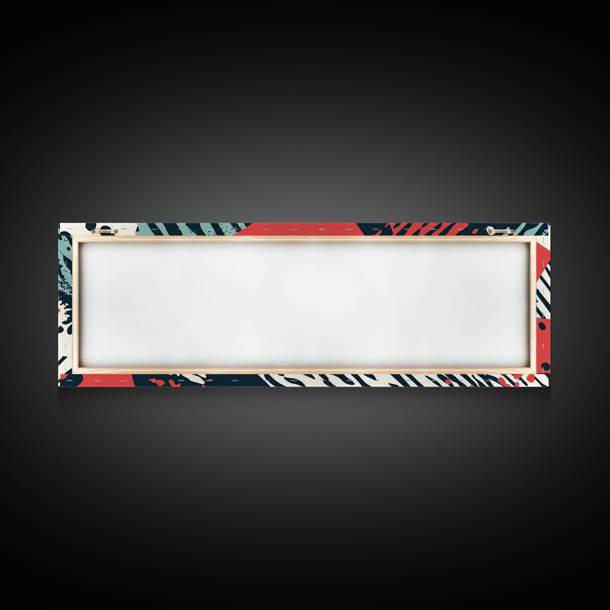 Retro 90s Mall Art - Framed Canvas Print - Mall Wall Decor