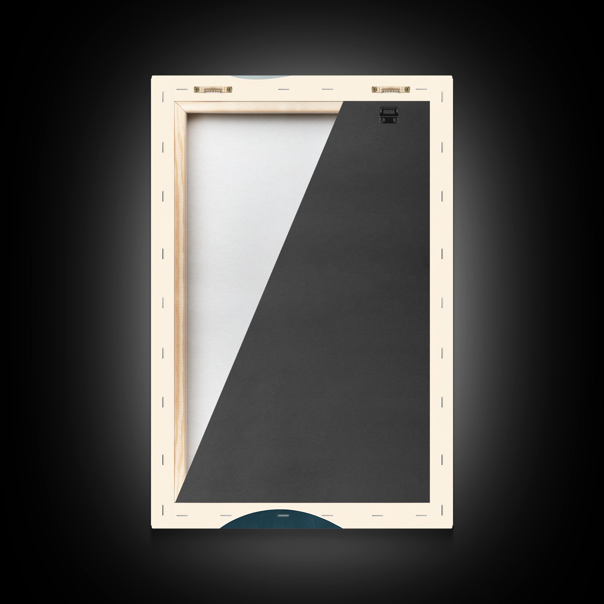 Mid Century Modern Abstract Wall Art Print, White Background Watercolor Spots On Canvas, Canvas Print, Modern Retro Living Room Art