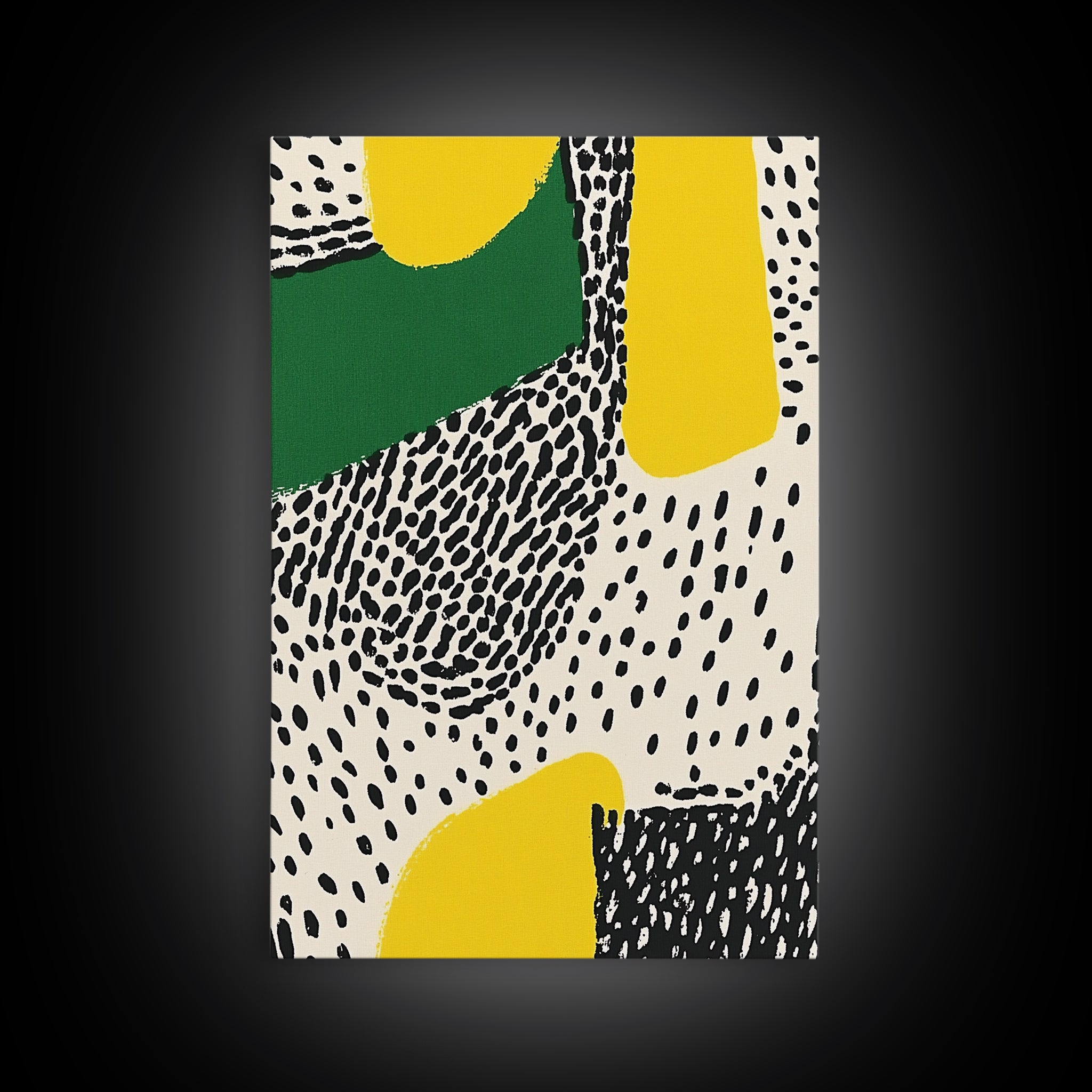 Retro Shopping Mall Wall Art Canvas Print, 1990s Inspired Abstract Art, Mall Art For Living Room Or Bed Room