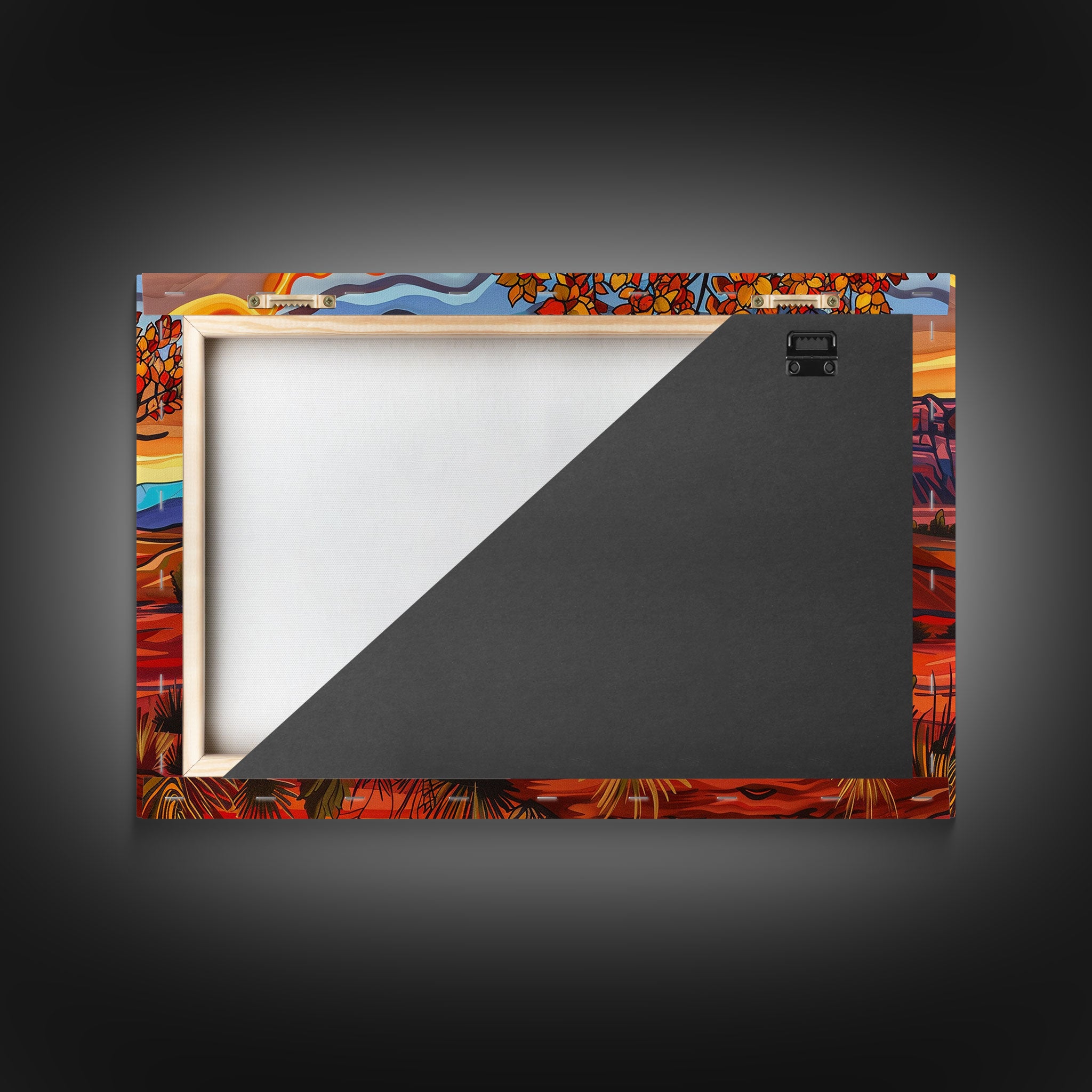 Retro Pop Art Desert Print, Van Gogh Inspired Wall Art, Rustic Southwest Decor, Farmhouse, Wild West, Wester Decor, Home Decor Living Room