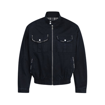 Retro Autumn/Winter Multi-Pocket Design Work Jacket Men's Loose Casual Outerwear