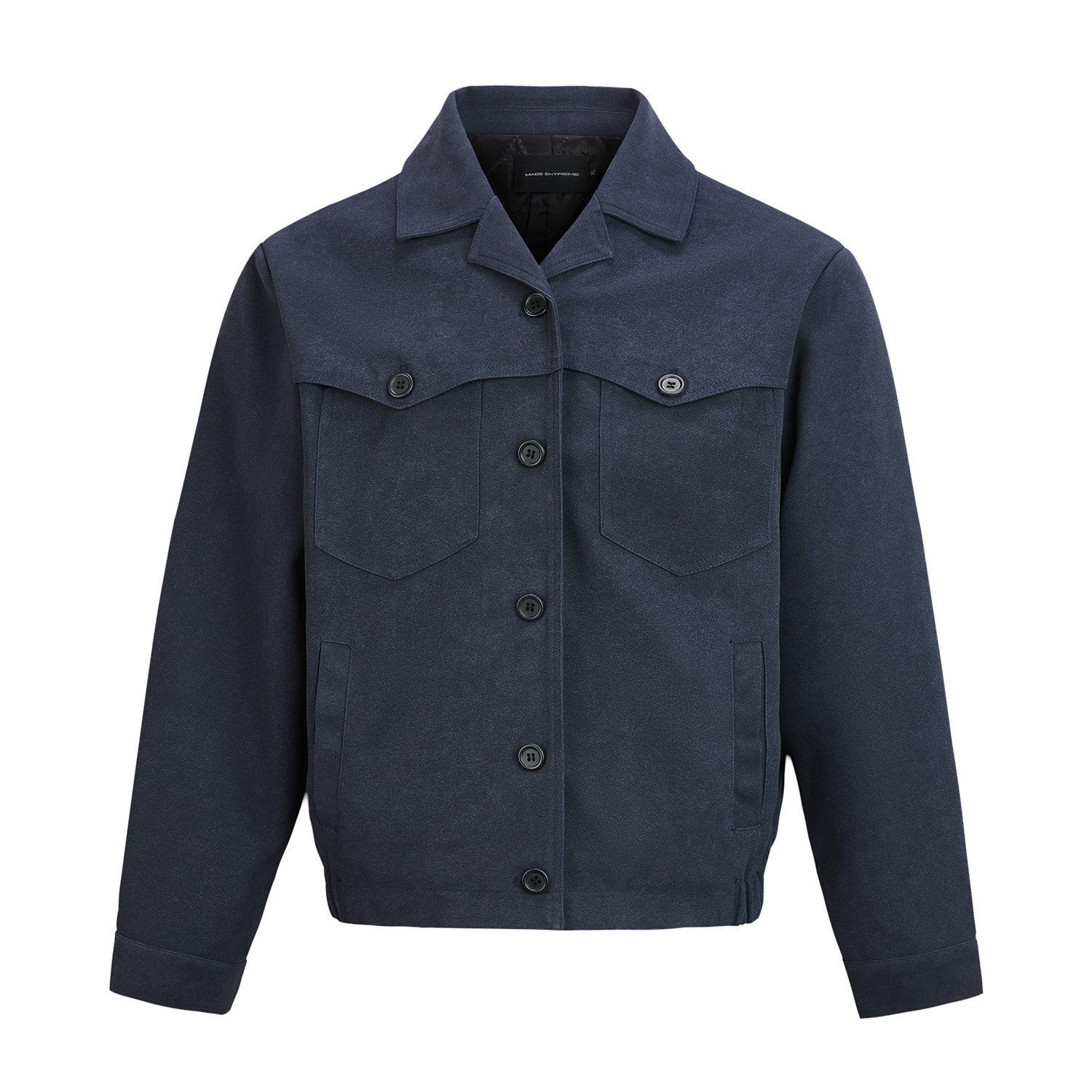 Vintage Collar Jacket with Short Wide Miu Style Suede Velvet Outerwear for Women