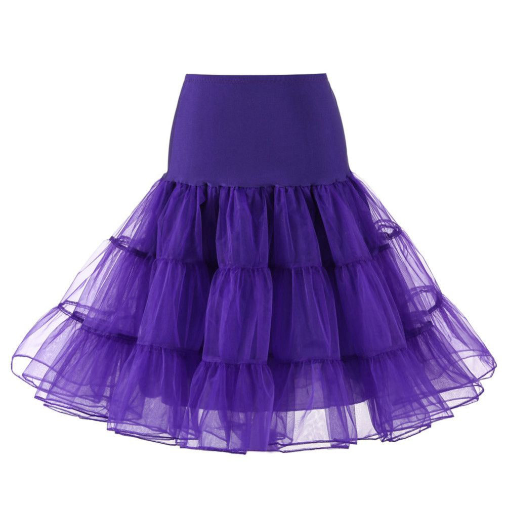 Short Petticoat For Wedding Vintage Tulle Petticoat Crinoline Underskirt Rockabilly Swing Tutu Skirt