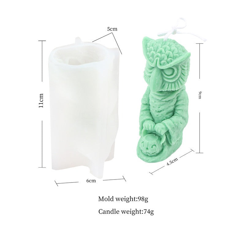 New Silicone Zombie Candle Aromatherapy Mold Ghost Festival Atmosphere Decoration Resin Model