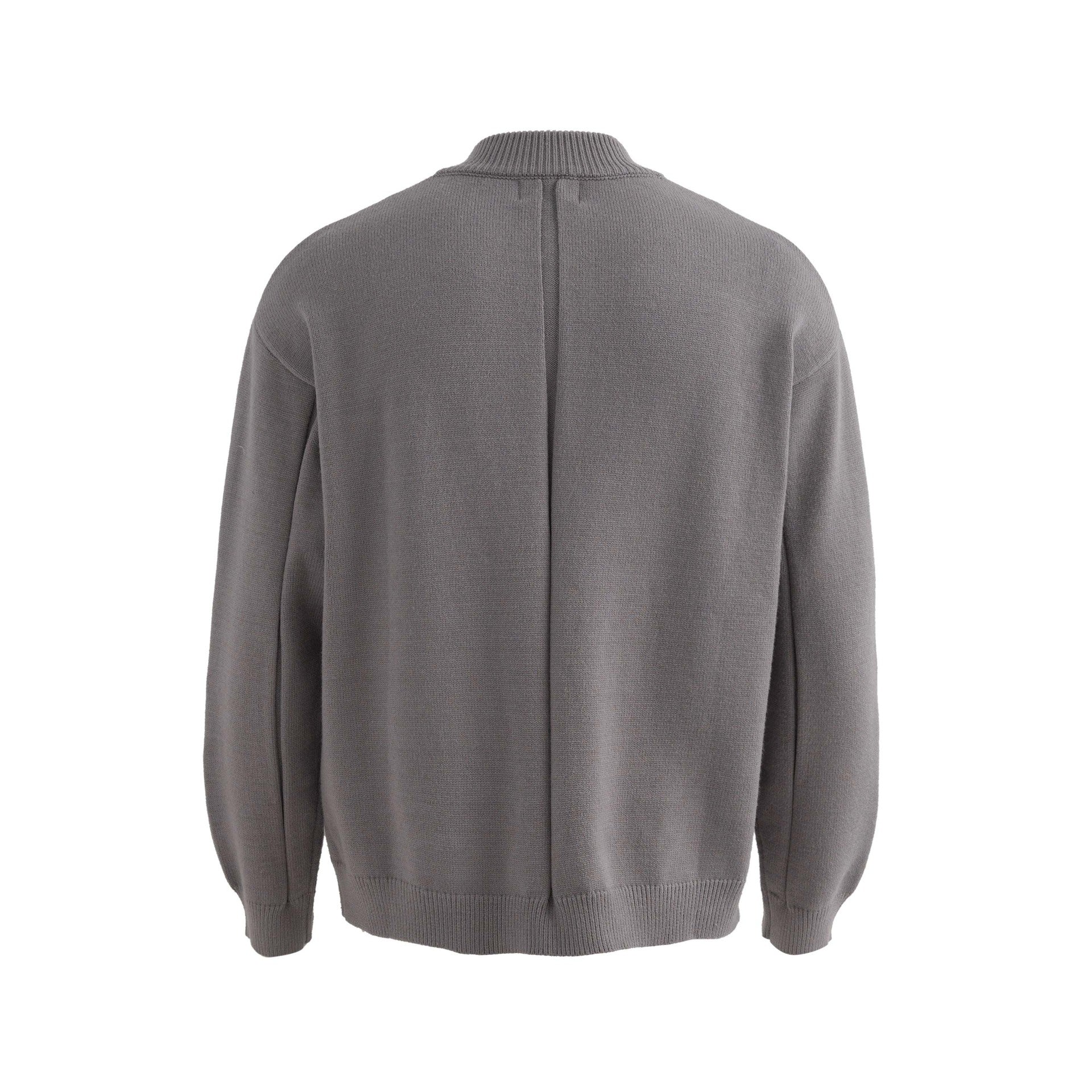 Retro Cable Knit Single-Breasted Large Pocket Cardigan Sweater Unisex Trendy Loose Casual Knitwear