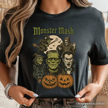 Monster Mash Classic T-Shirt, Halloween Monsters Tee for The Spooky Season
