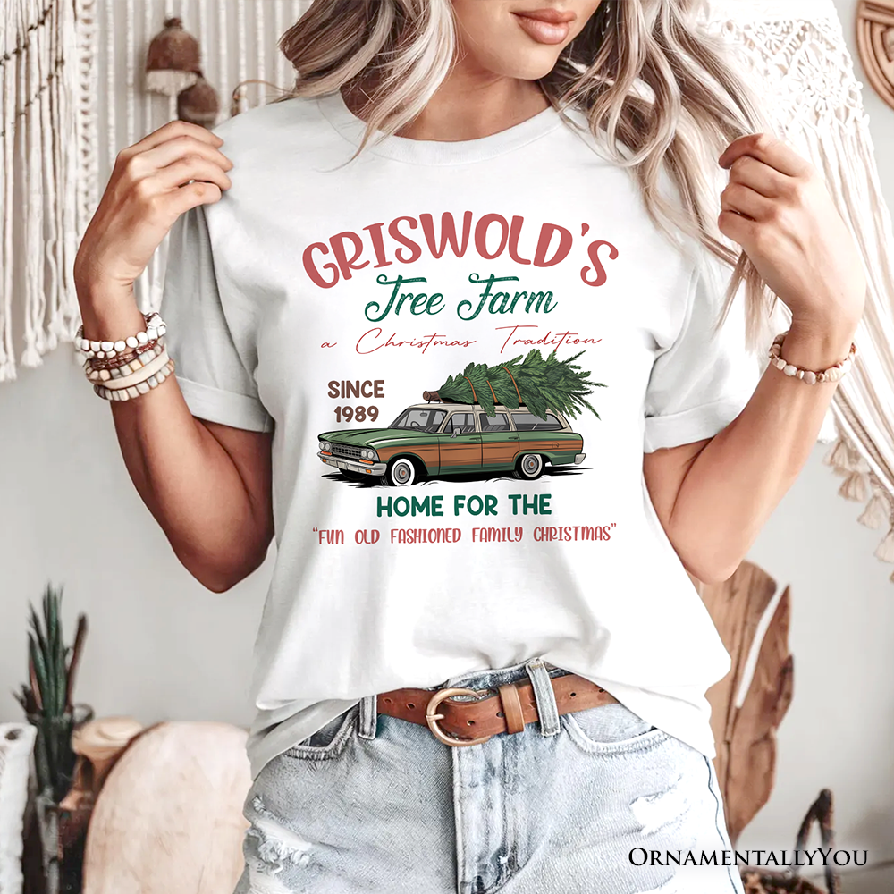 Griswold’s Tree Farm T-Shirt, Retro Family Christmas Vacation Tee