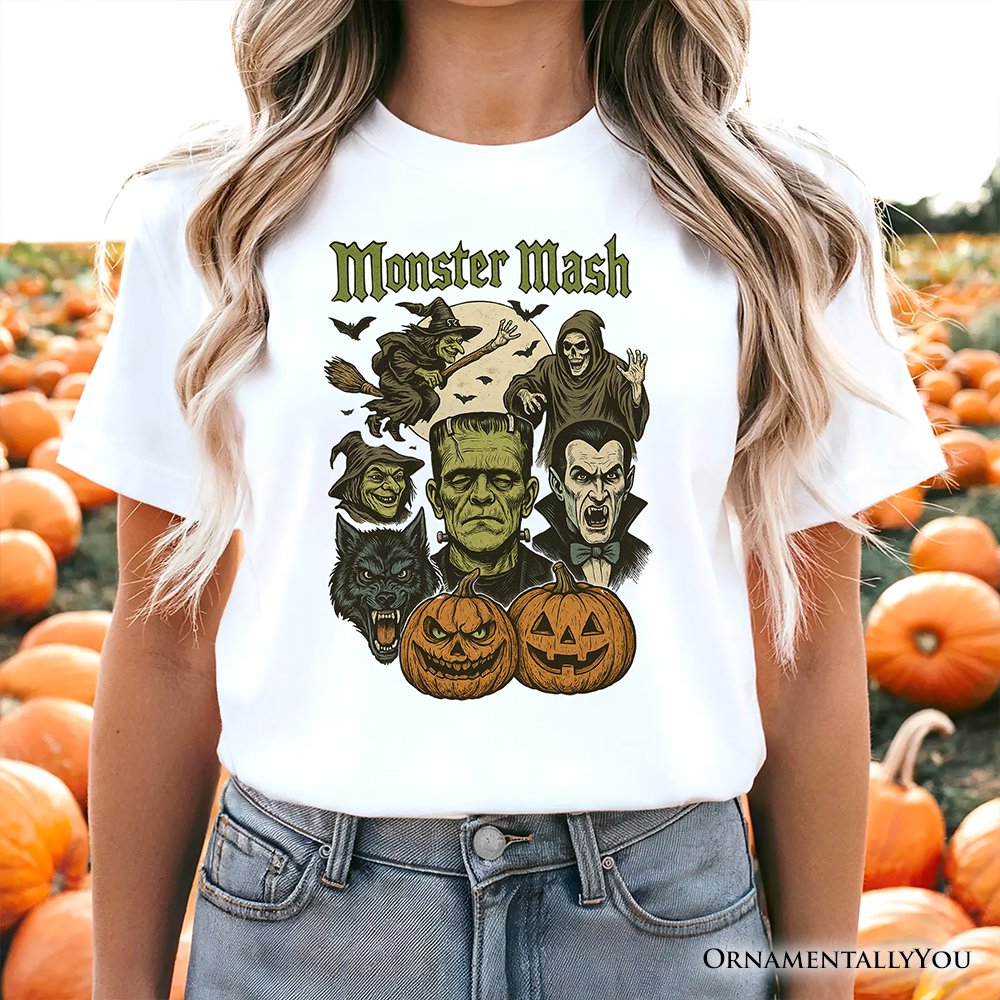 Monster Mash Classic T-Shirt, Halloween Monsters Tee for The Spooky Season