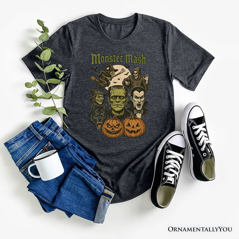 Monster Mash Classic T-Shirt, Halloween Monsters Tee for The Spooky Season