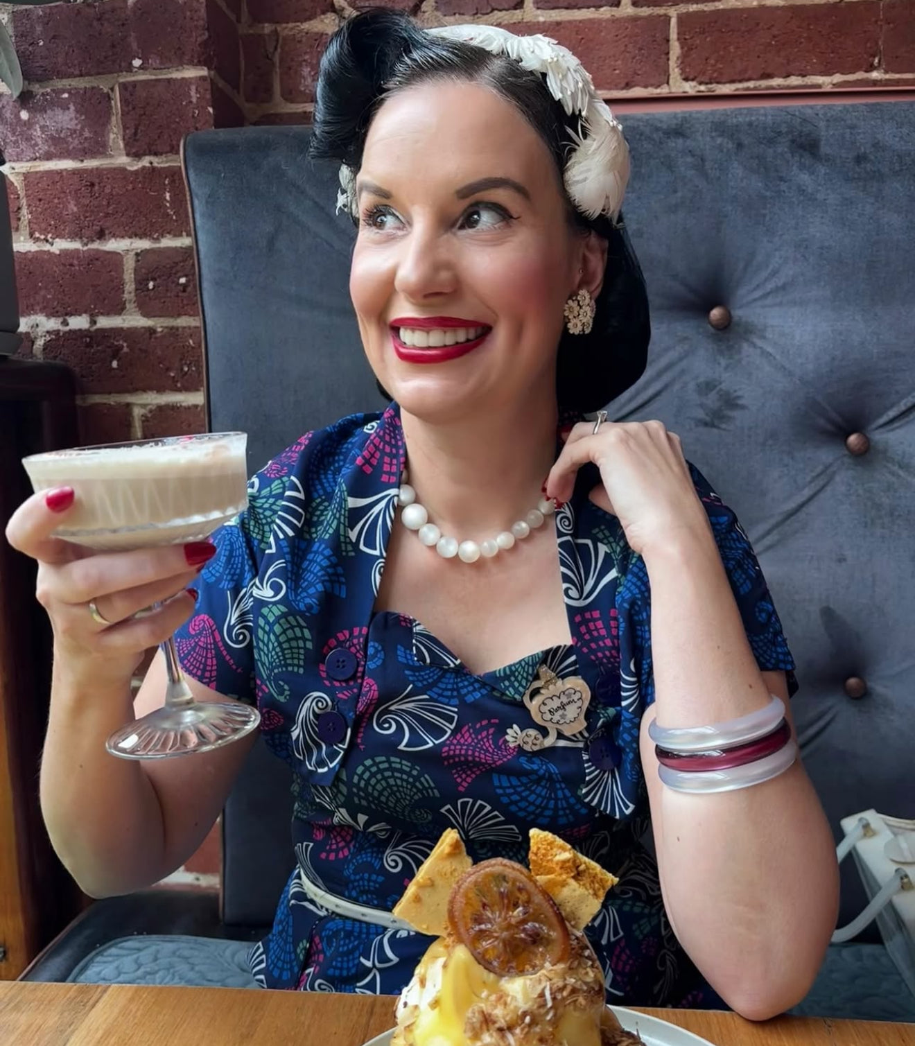 Glamour in a Bottle Brooch -PURPLE by Asia Ellington x Lipstick & Chrome