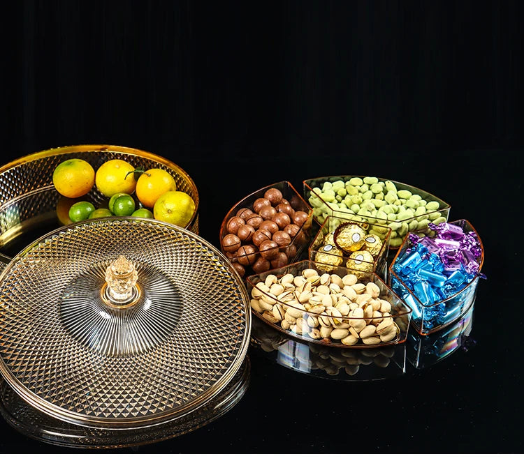Sweet Nostalgia Colorful Party Snack Platter & Candy Box