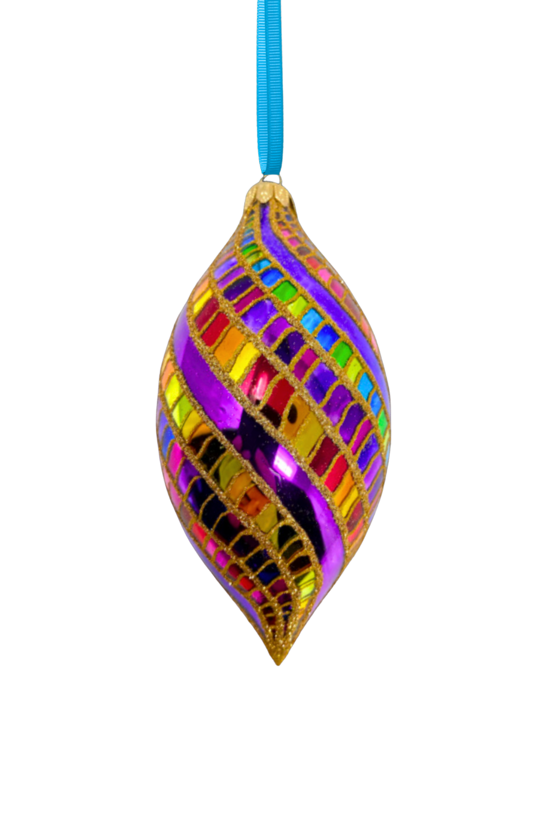 High Stakes Spinner Glass Ornament