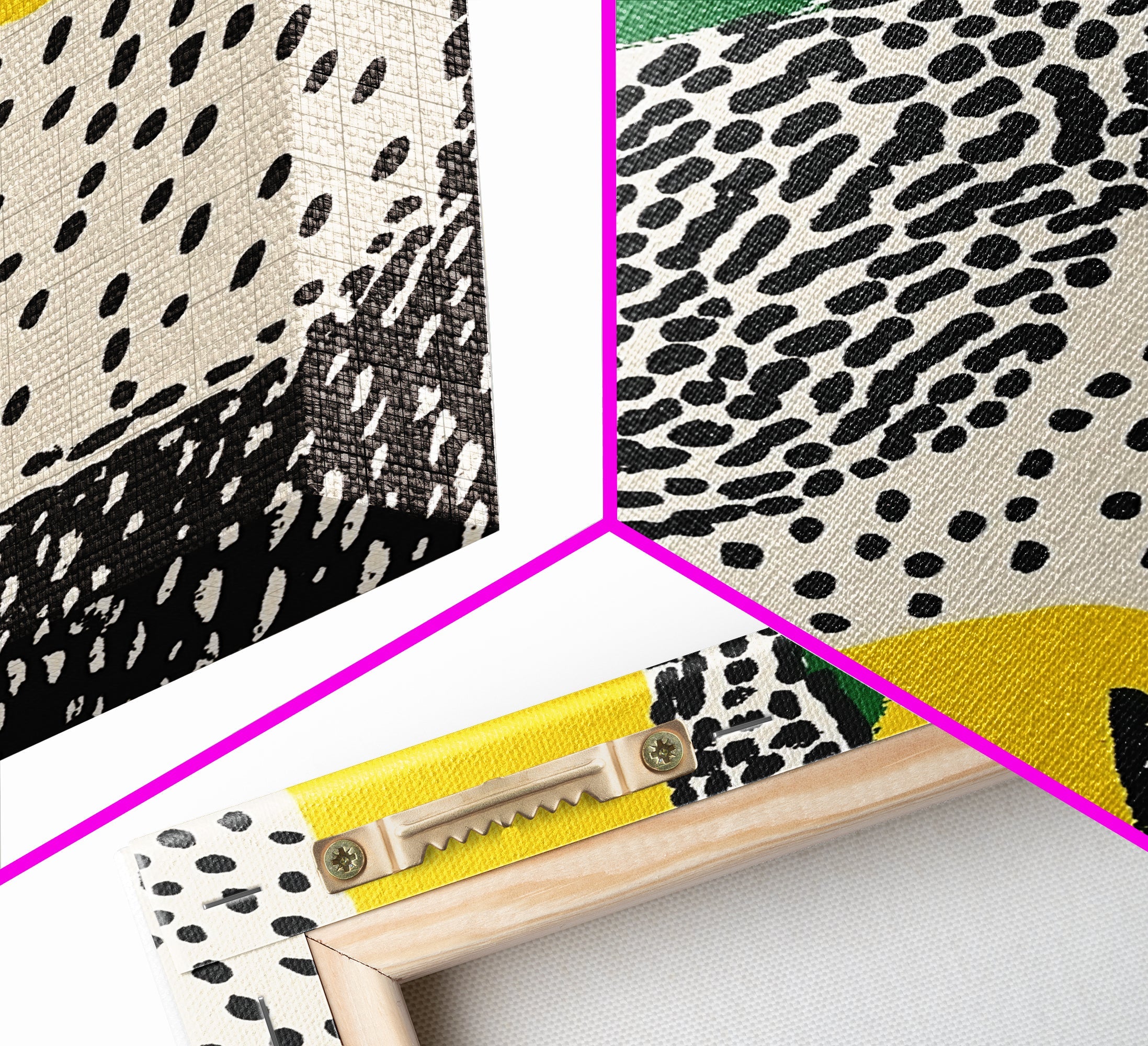 Retro Shopping Mall Wall Art Canvas Print, 1990s Inspired Abstract Art, Mall Art For Living Room Or Bed Room