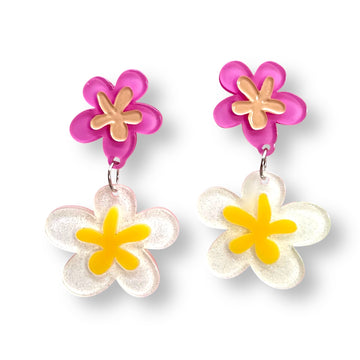 Floral Fantasy Earrings by Miss Fluff x Lipstick & Chrome
