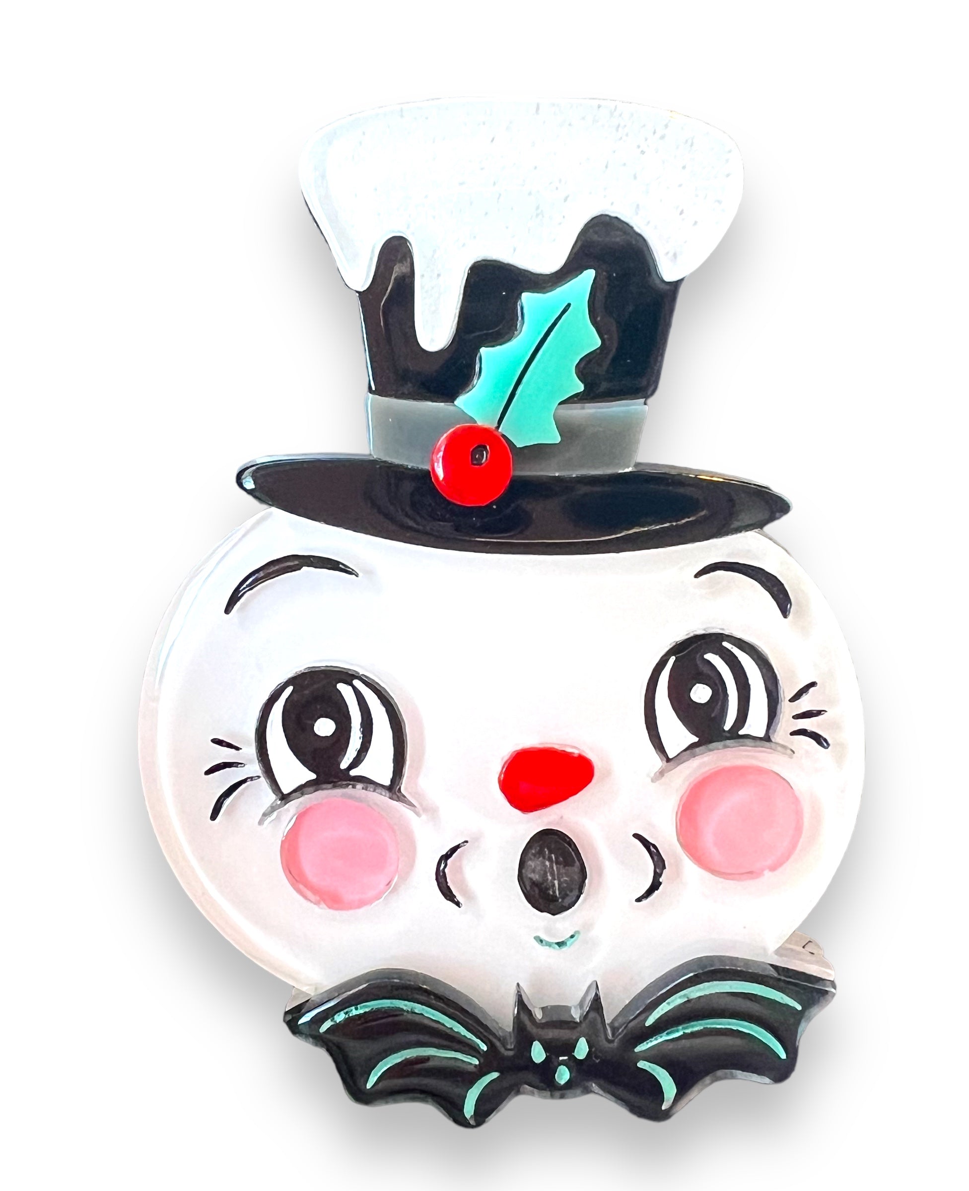 Spooky Frosty Spookmas Mini Brooch by Lipstick & Chrome x Johanna Parker