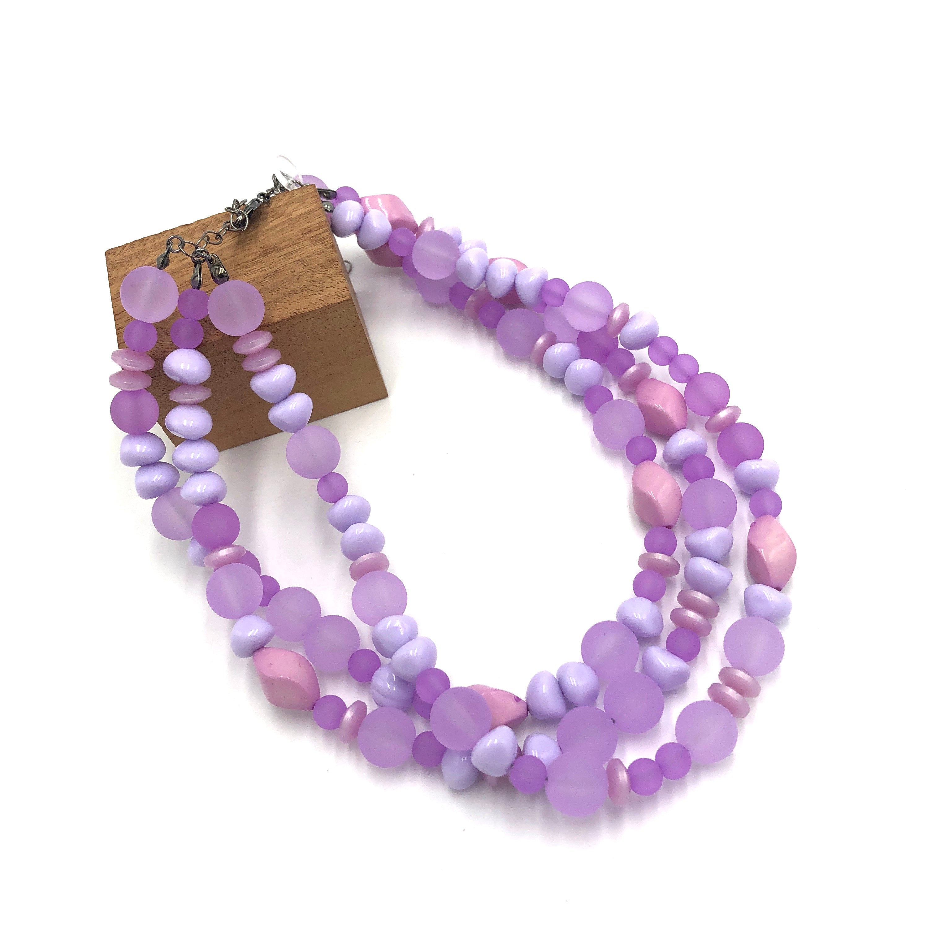Mixed Lilacs Morgan Necklace