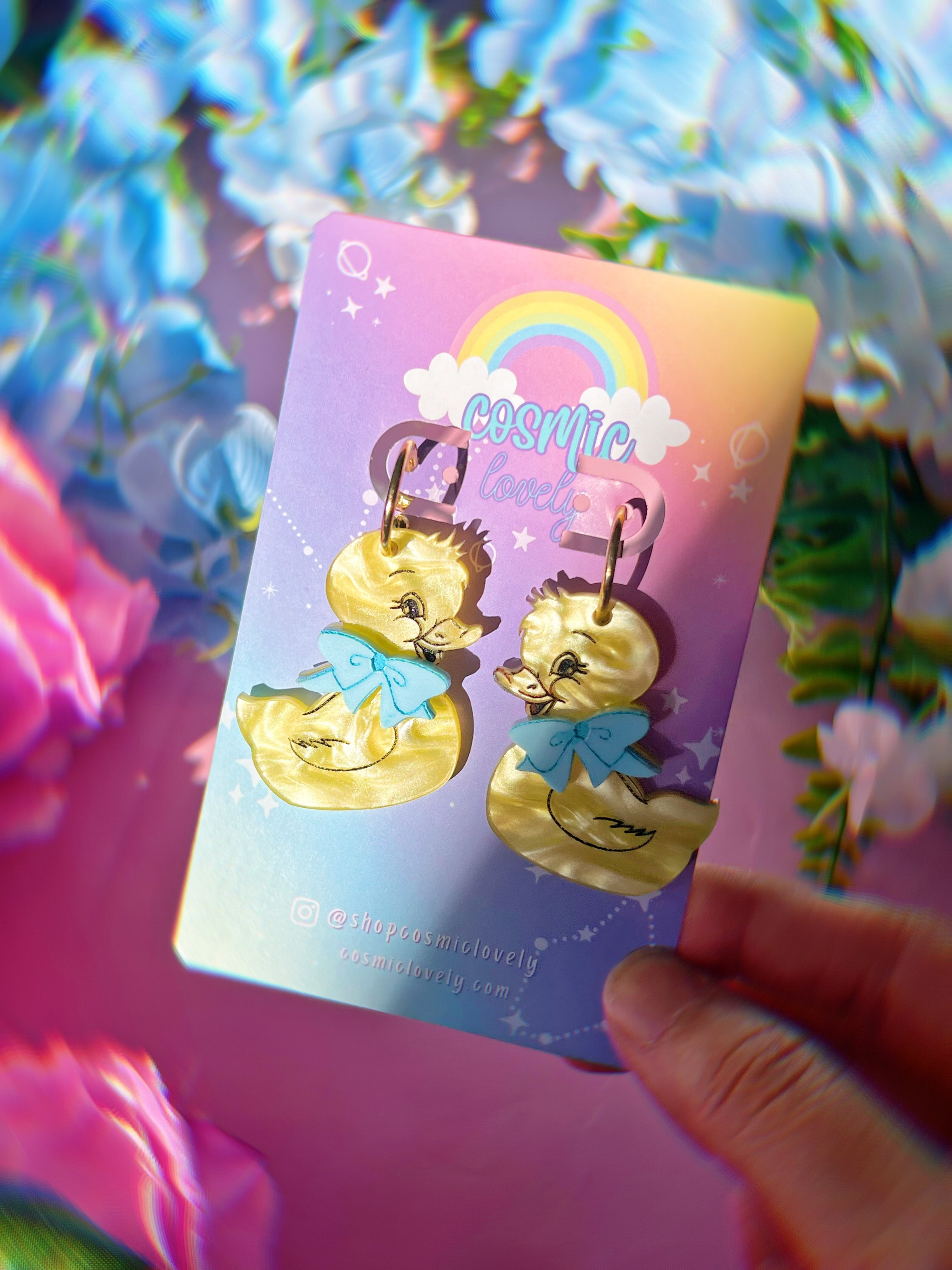 Kitschy Cutie Duckie Earrings