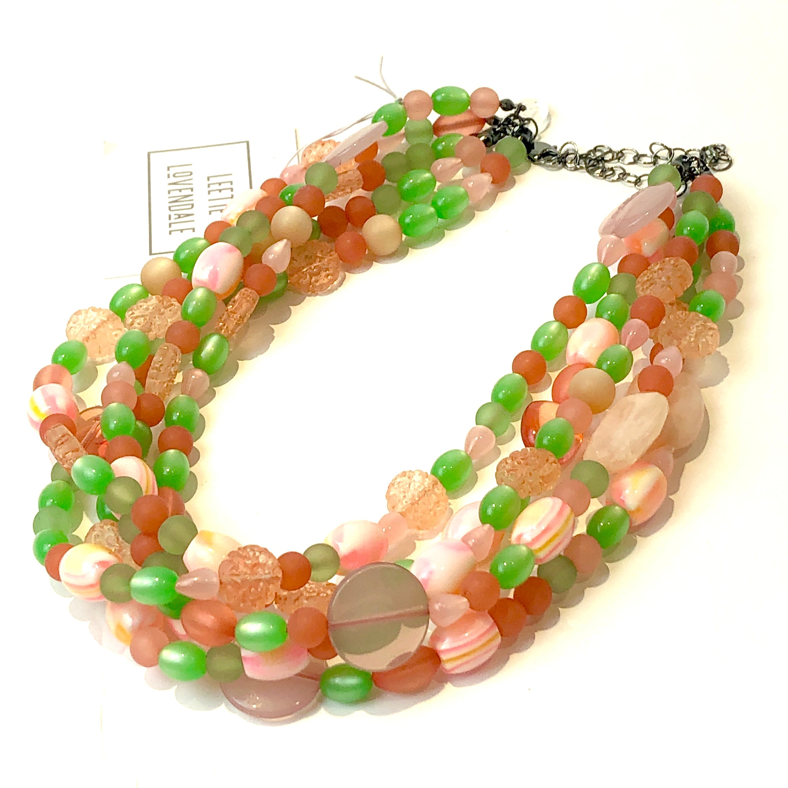 Peachy Sweet Sylvie Statement Necklace