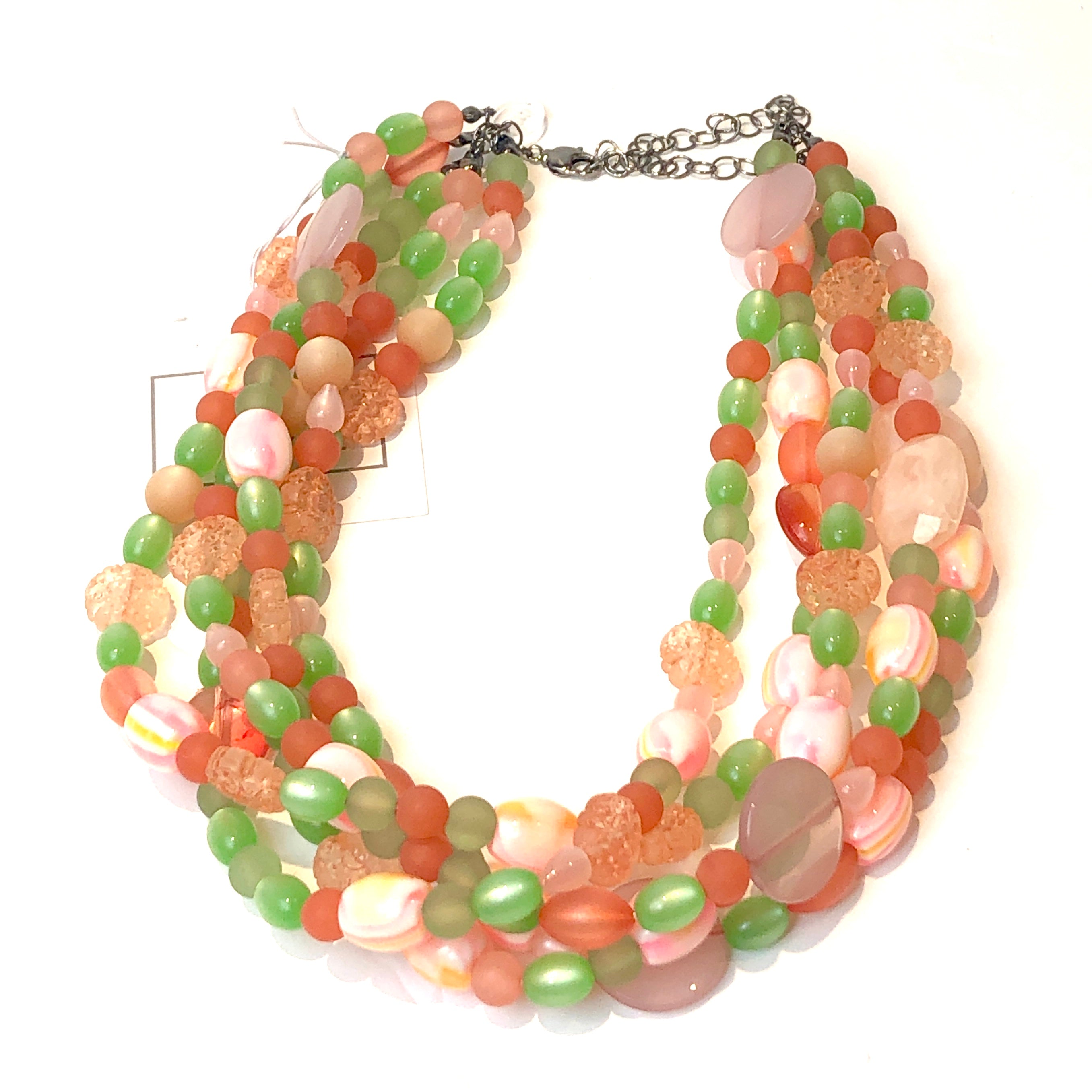 Peachy Sweet Sylvie Statement Necklace
