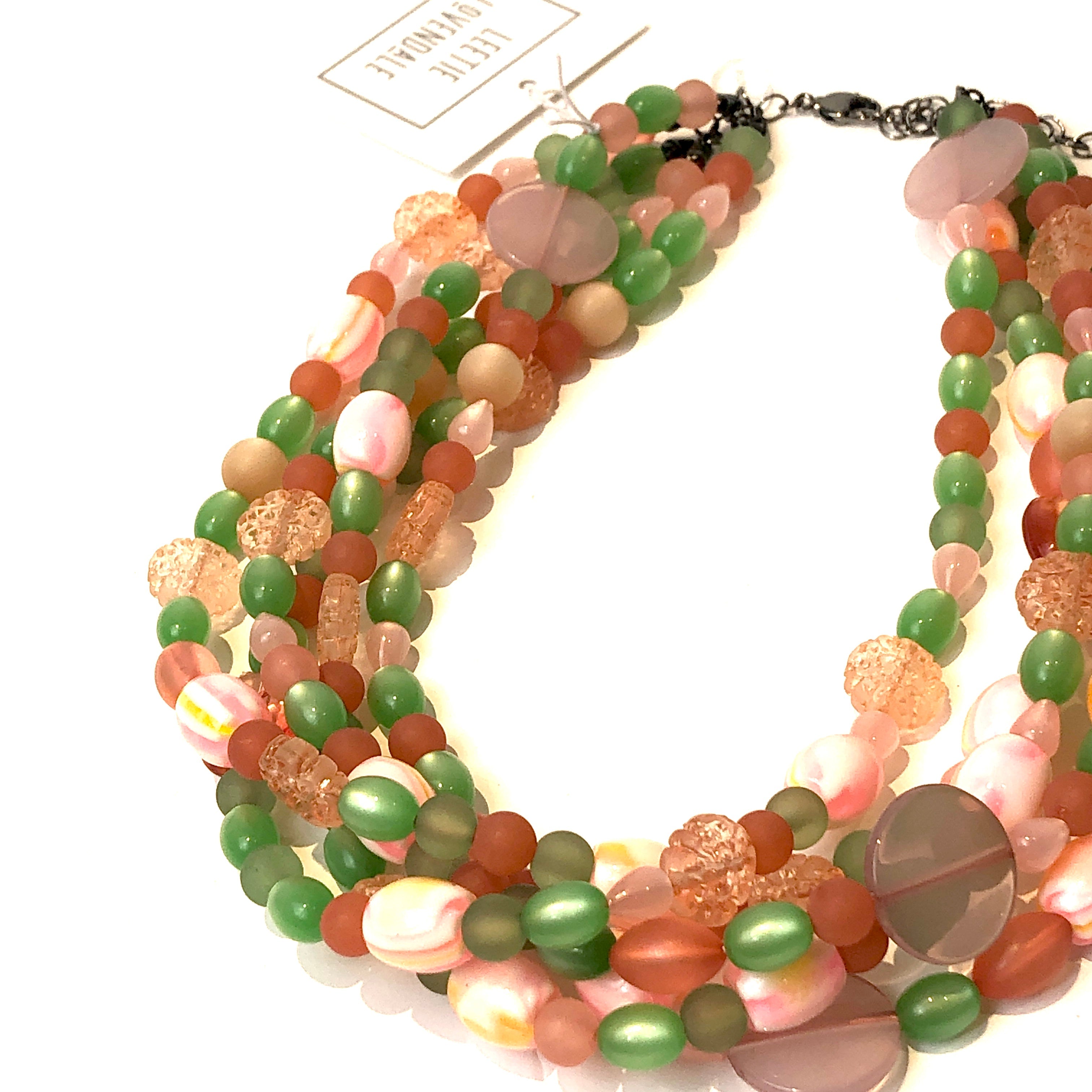 Peachy Sweet Sylvie Statement Necklace