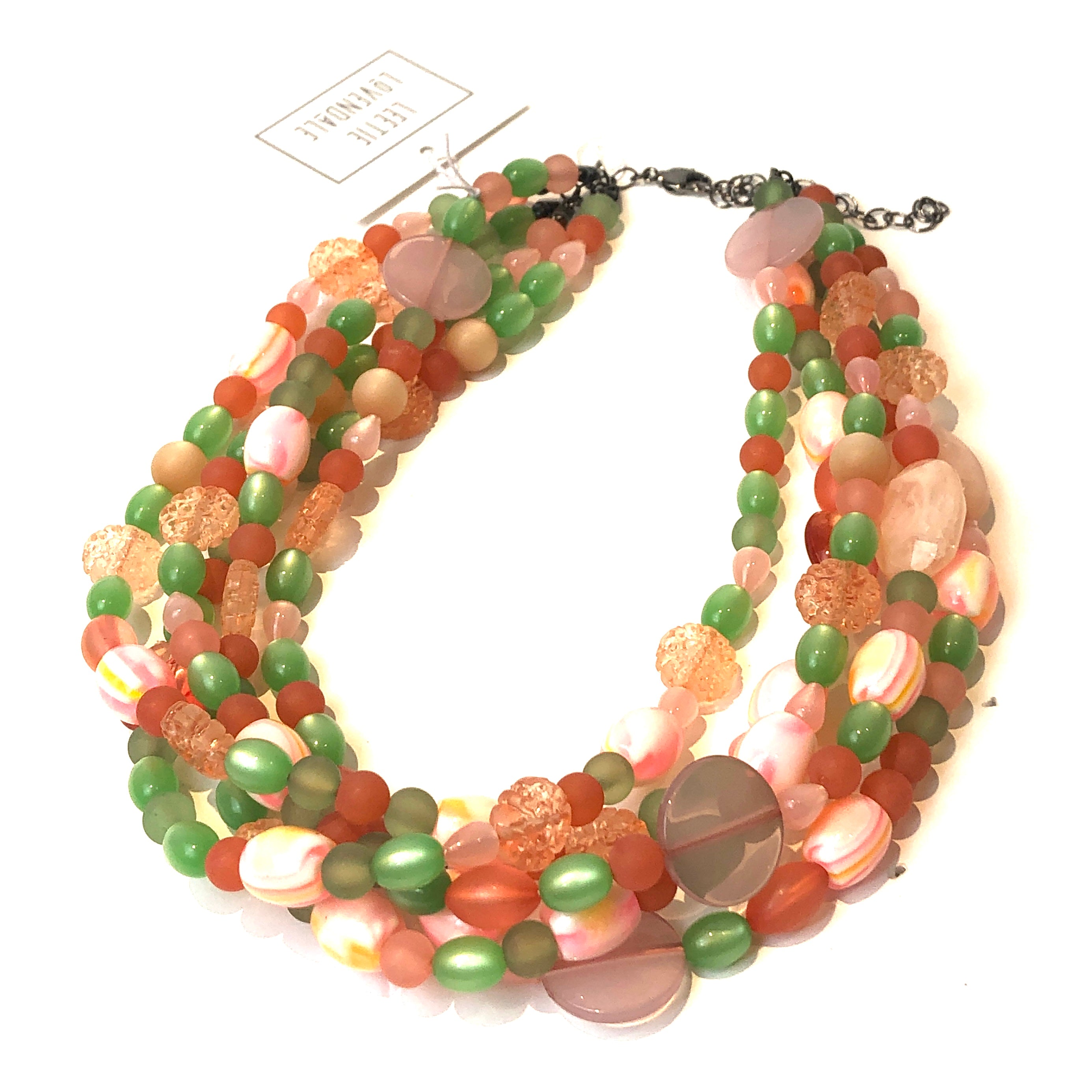 Peachy Sweet Sylvie Statement Necklace