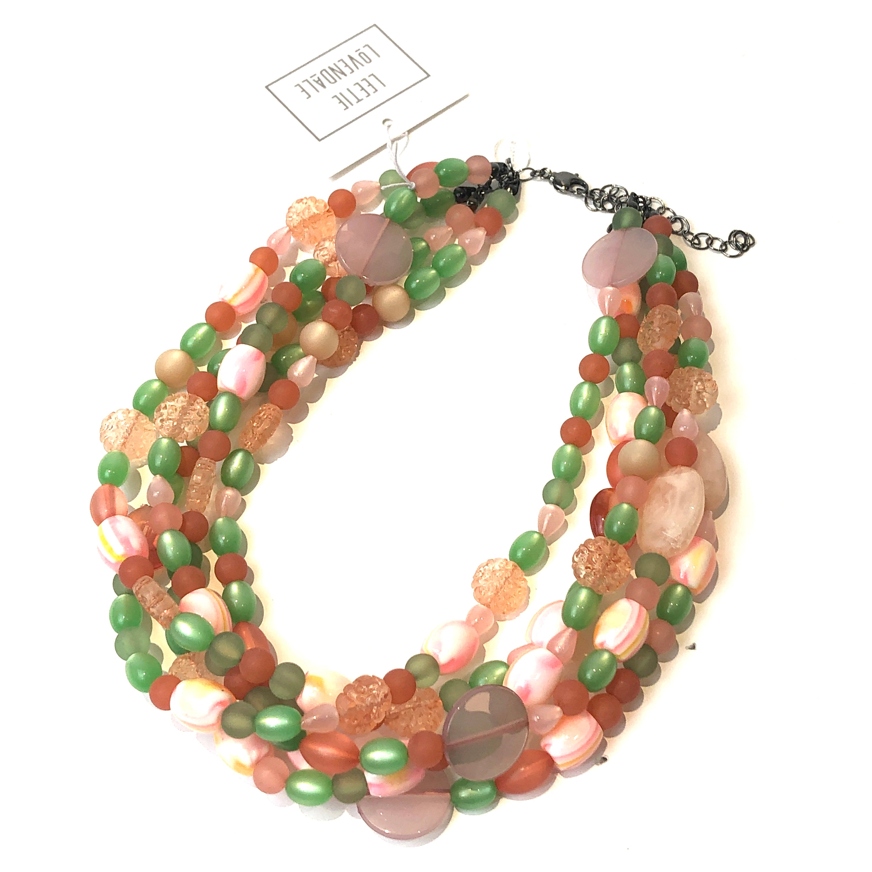 Peachy Sweet Sylvie Statement Necklace