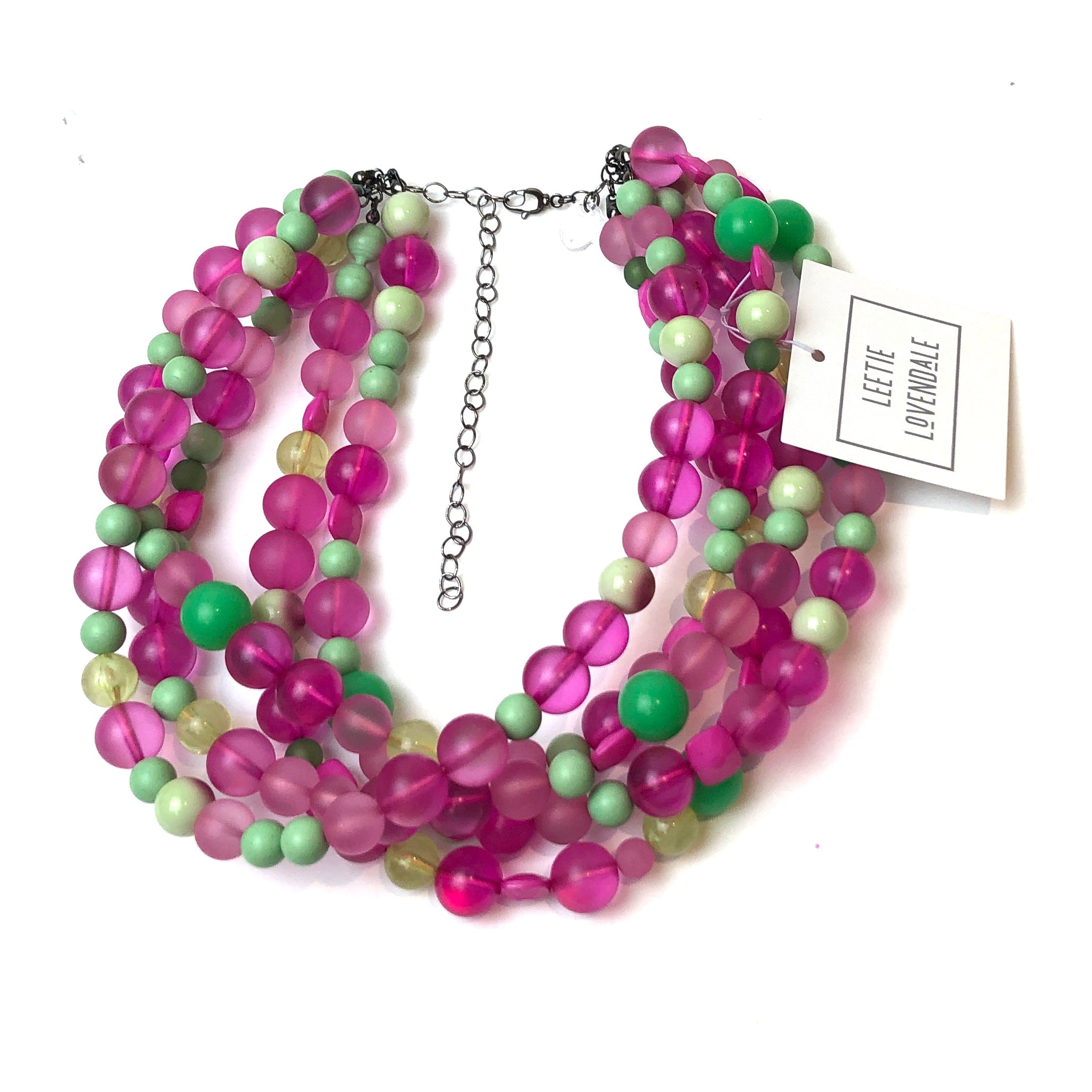 Old Frosted Florida Sylvie Statement Necklace